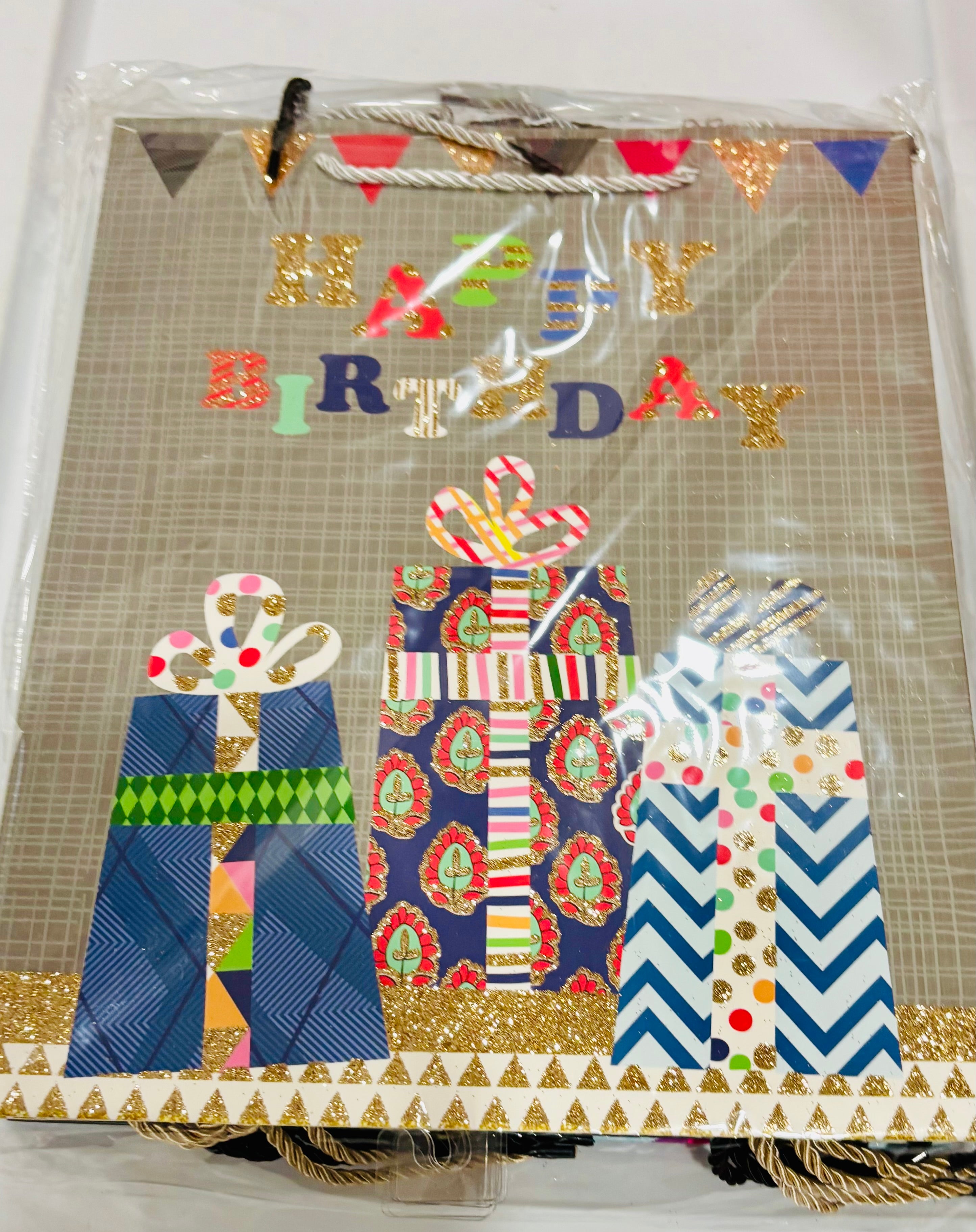 Large Gift Bags – Birthday / Cute Cherry / Colorful Present Designs