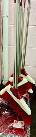 Broom and Dustpan Set with Long Handle – Upright Cleaning Set