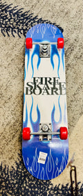 Complete Skateboard Flame Graphic Beginner Skateboard for Kids Teens