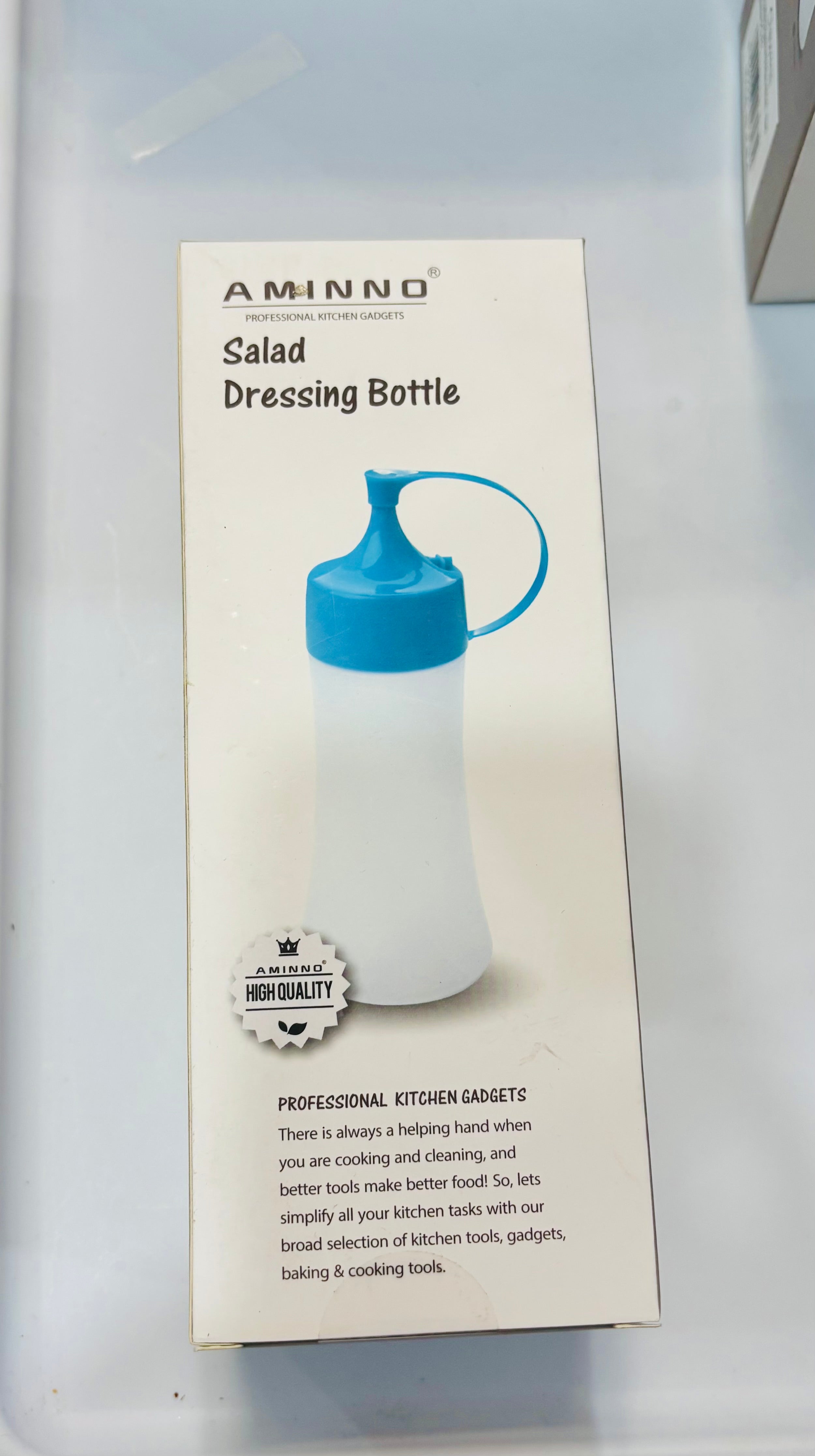 Salad Dressing Bottle – Squeeze Sauce Bottle for Oil, Vinegar, Ketchup & Kitchen Cooking