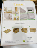 Foldable Fabric Storage Boxes With Lids – Closet Organizer Bin XL 3 Set