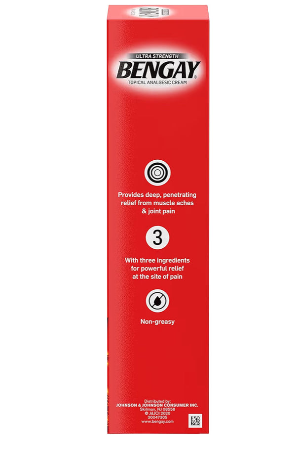 Bengay Ultra Strength Topical Pain Relief Cream