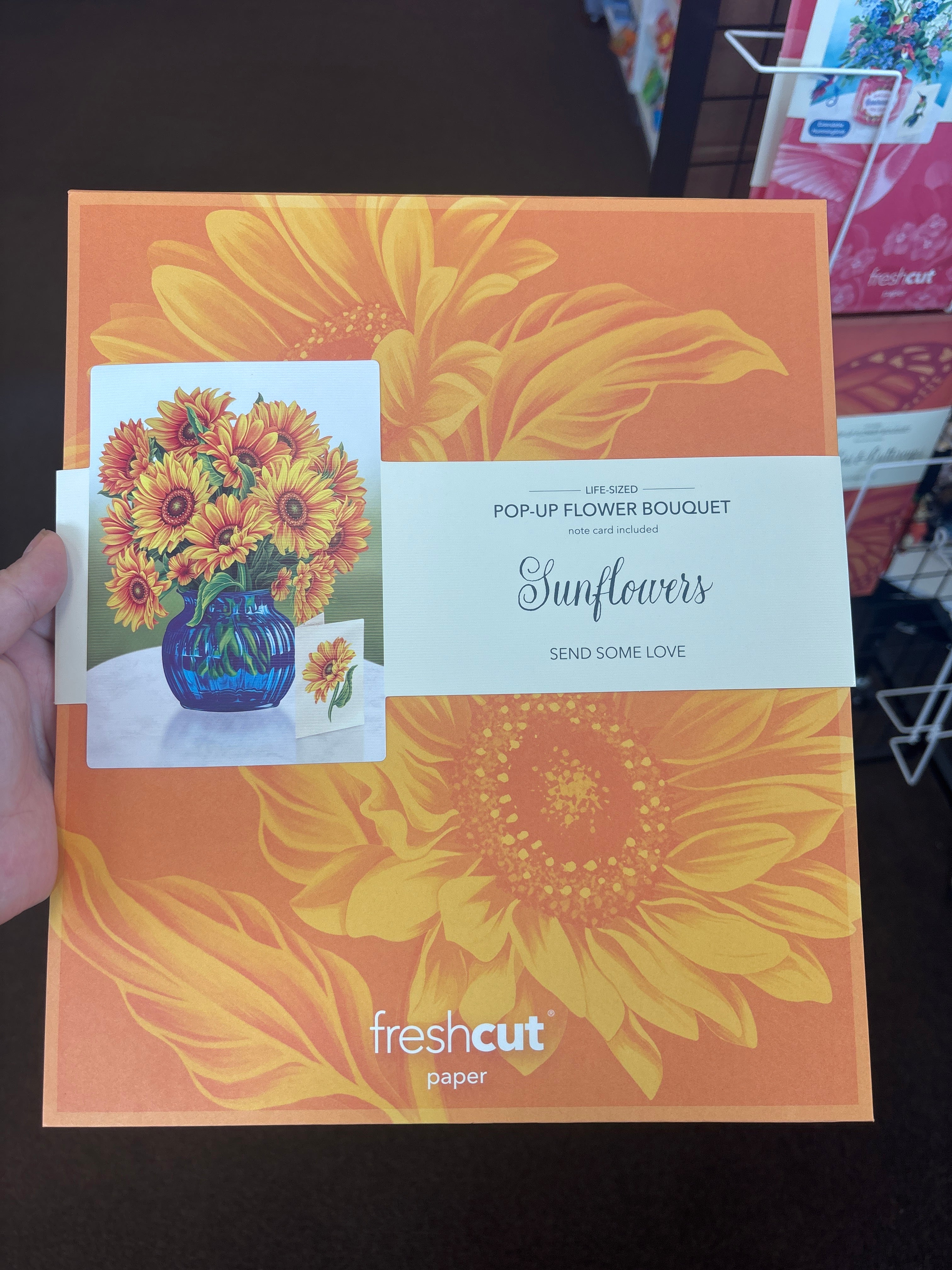Pop up flower Bouquet sunflower