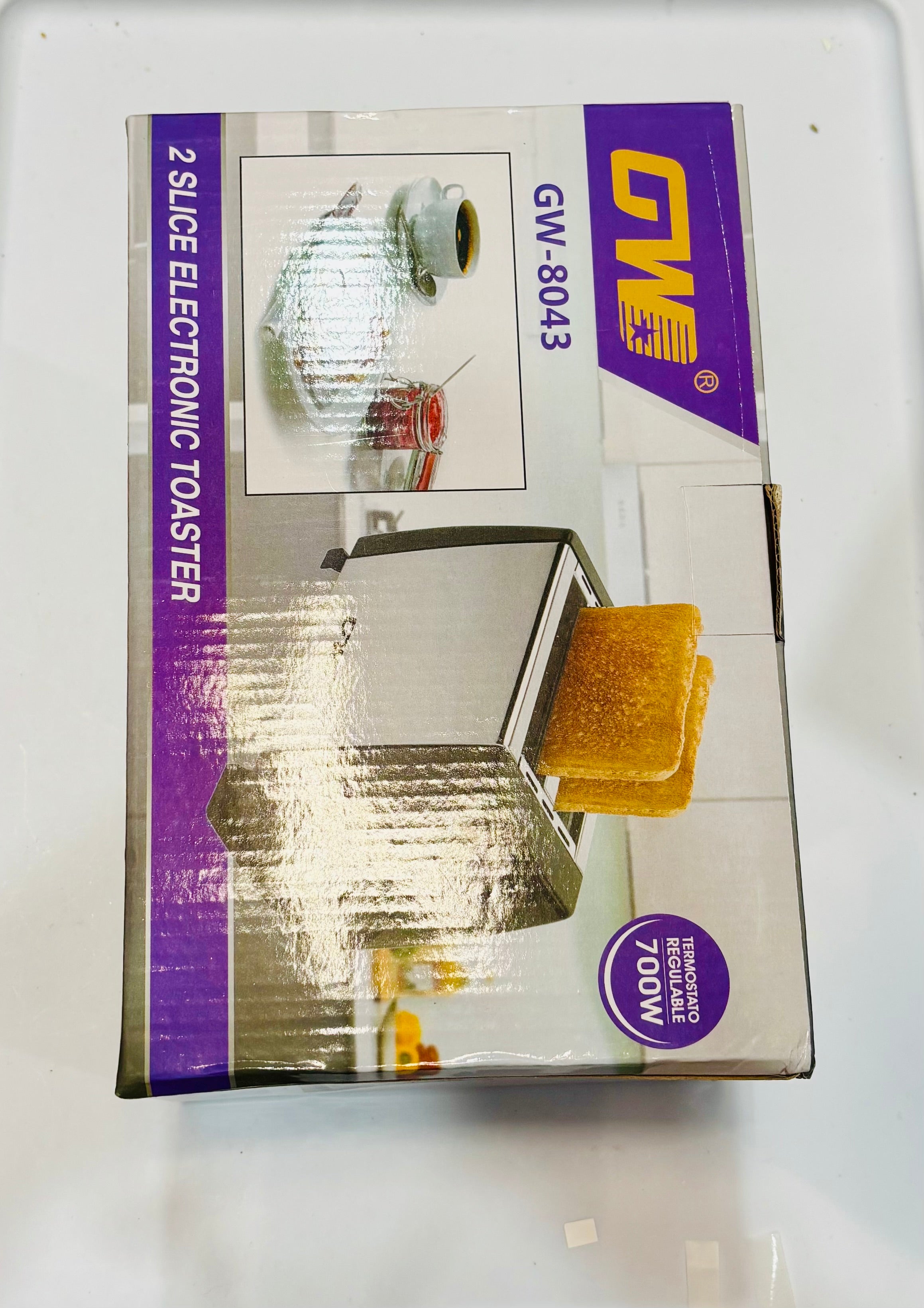 2a Electric Toaster 2 Slice – 700W Adjustable Thermostat Bread Toaster