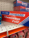 12”x1000 Aluminum Foil