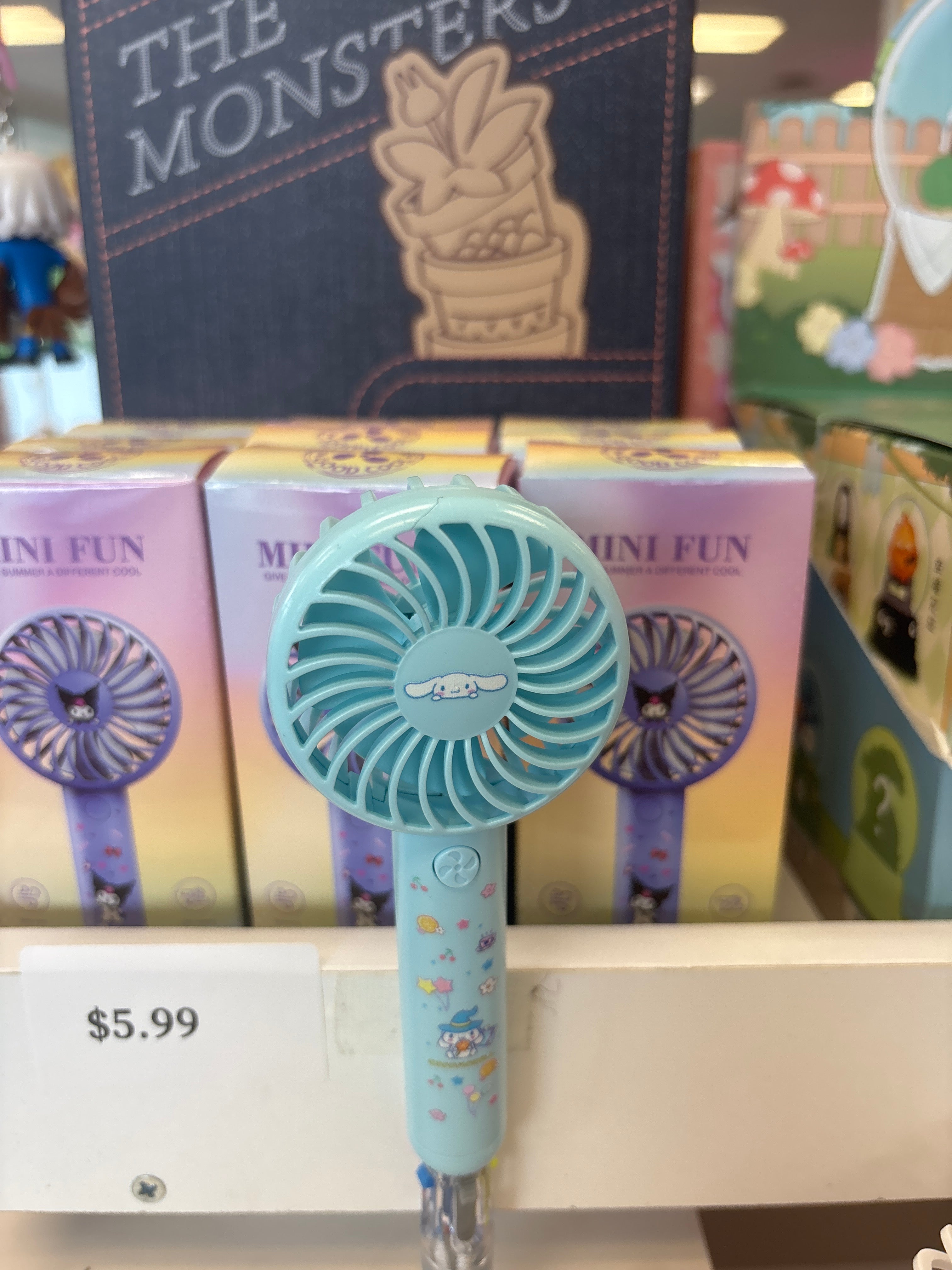 Mini fan with pen