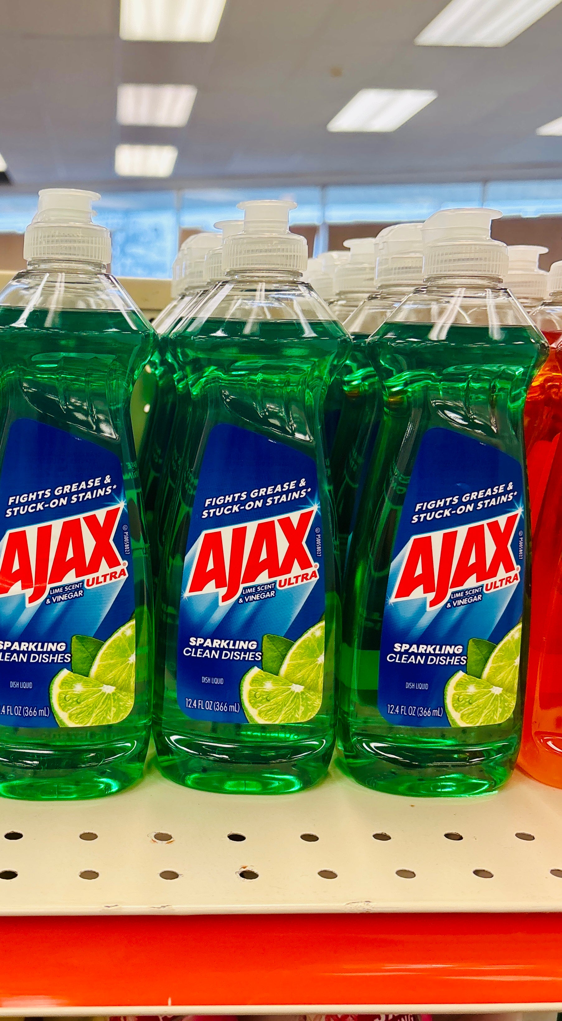 Ajax Ultra Dish Soap – Grease Cutting Dishwashing Liquid Soap 336ml