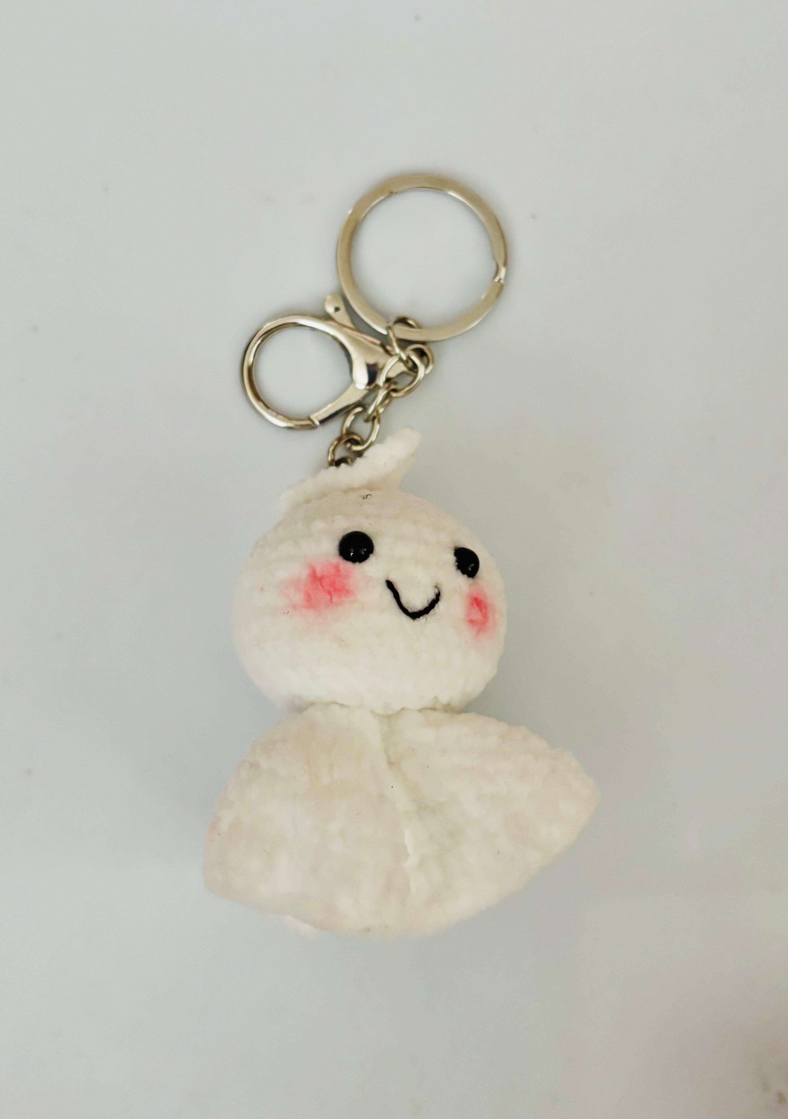 Handmade Plush Keychain Cute Crochet Keychain Kawaii Bag Charm Soft Toy Keychain Gift
