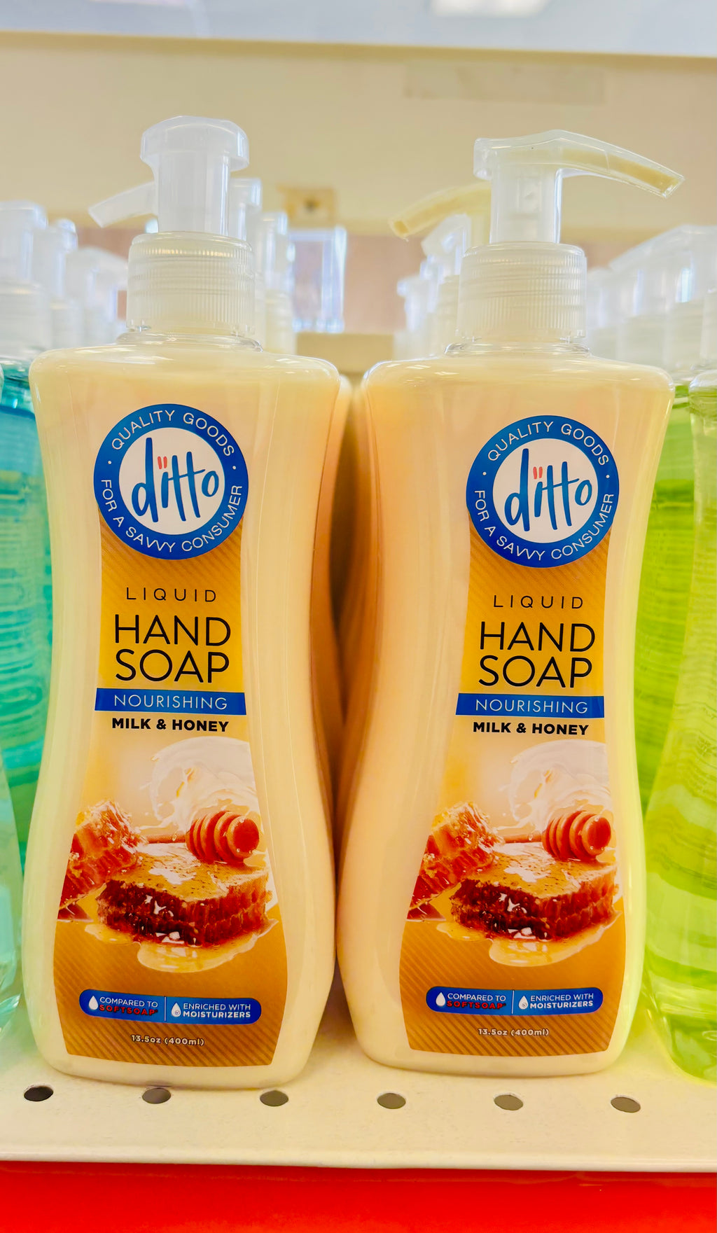 Liquid Hand Soap with Pump – Moisturizing Hand Wash (13.5oz)