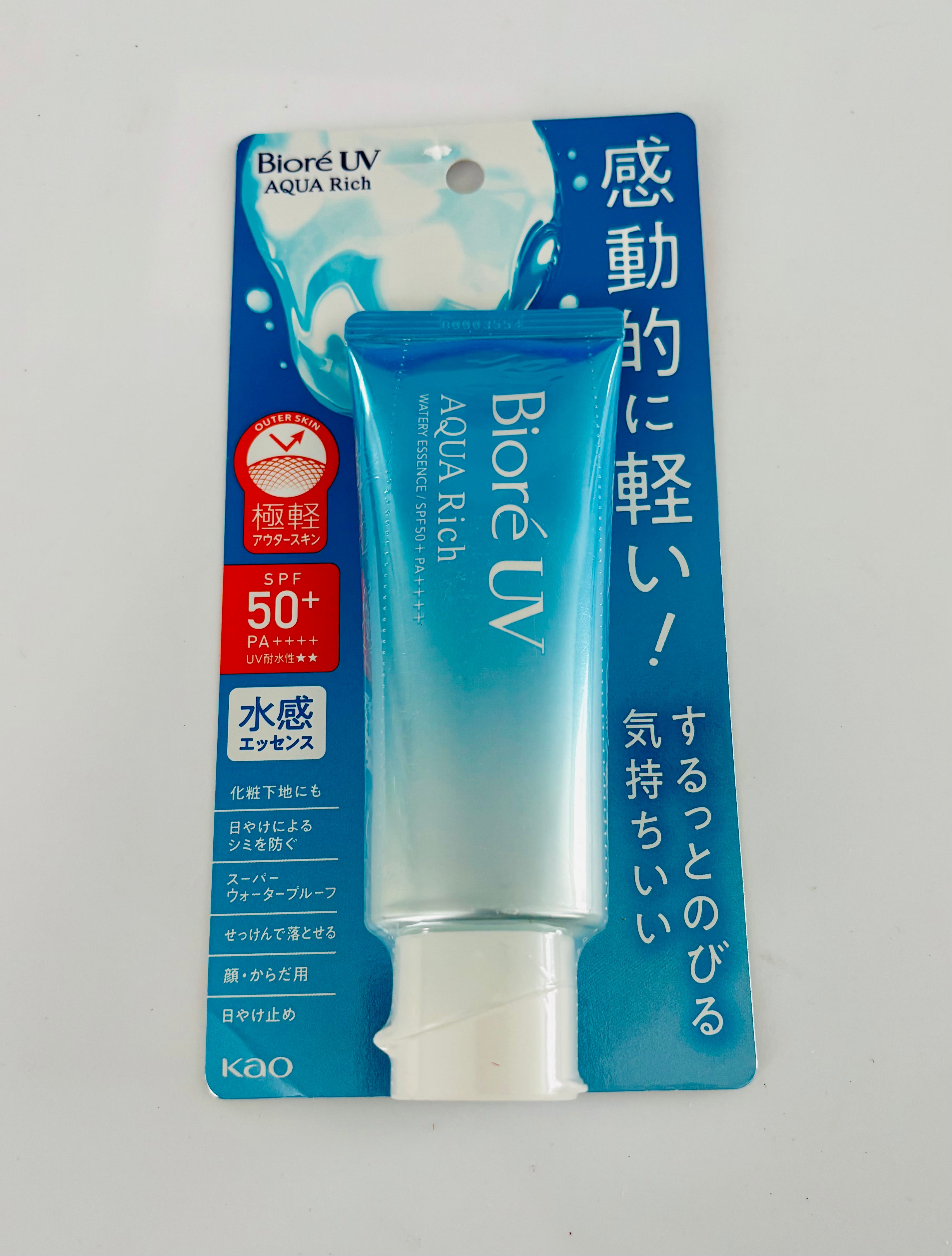 Biore UV Aqua Rich Sunscreen SPF50+ PA++++ – Water Essence Sunscreen
