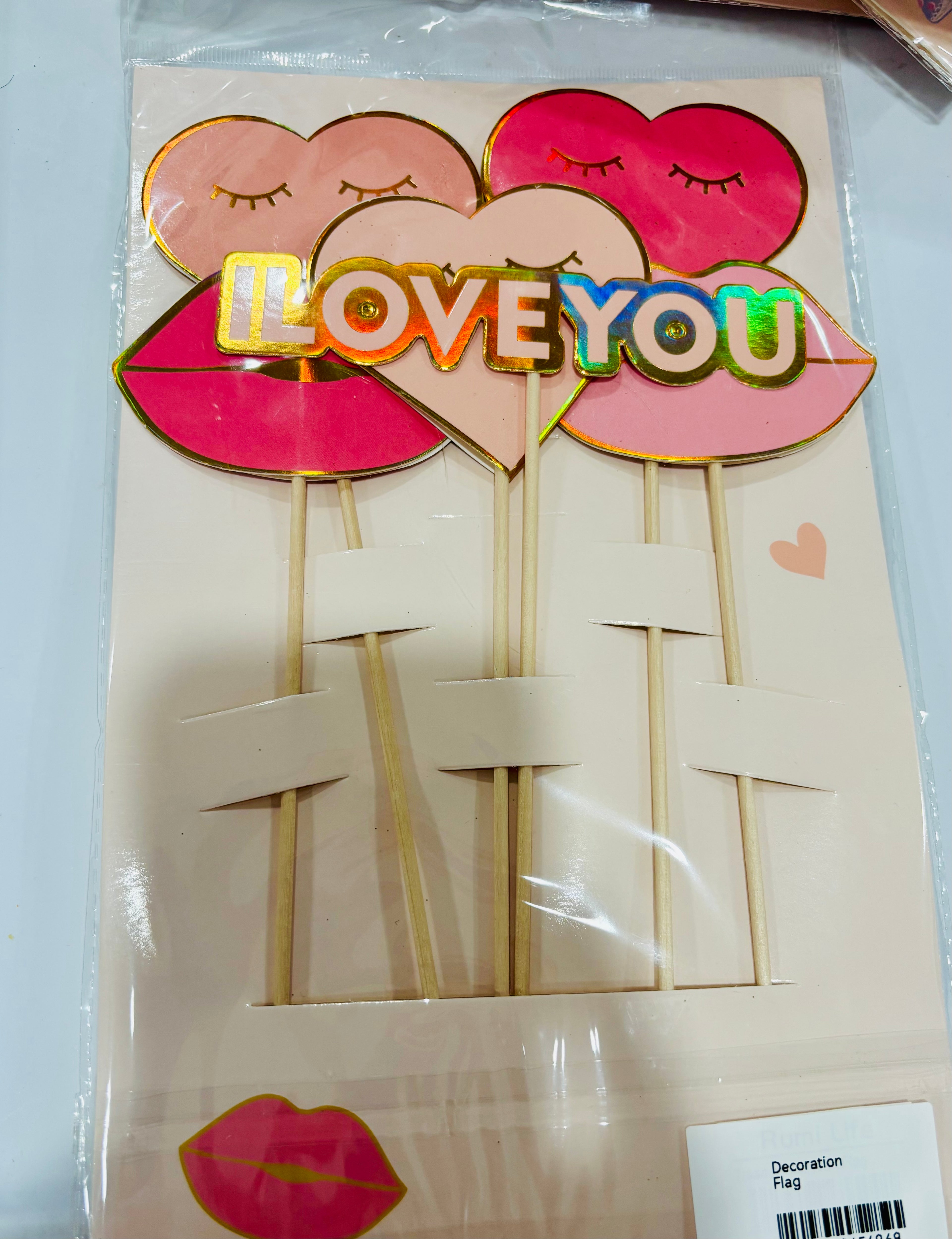 Cake Topper -Cake Decoration for Birthday or Valentine’s Day