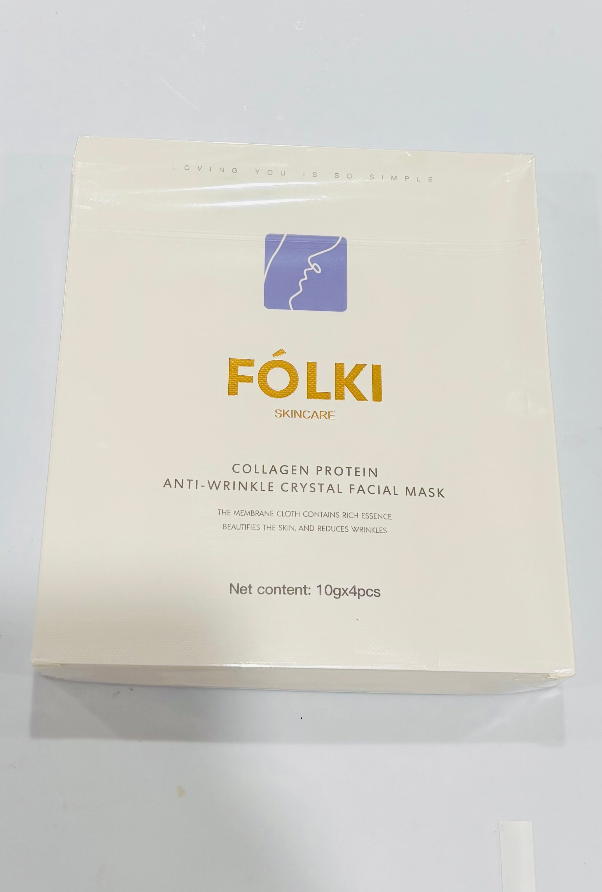 Collagen Facial Mask – Hydrating Anti-Wrinkle Sheet Mask 4pcs