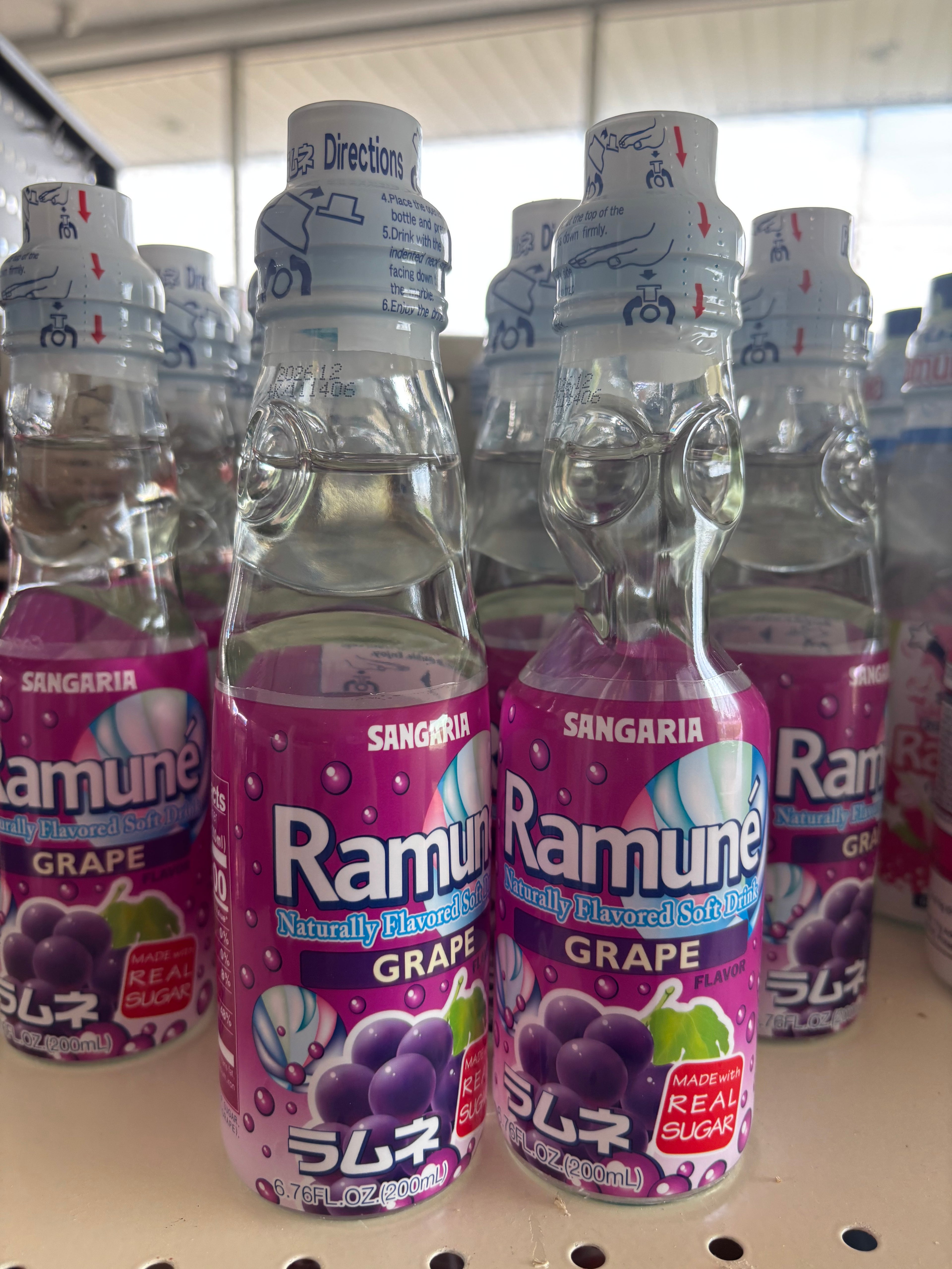 Ramune soft Drink-grape