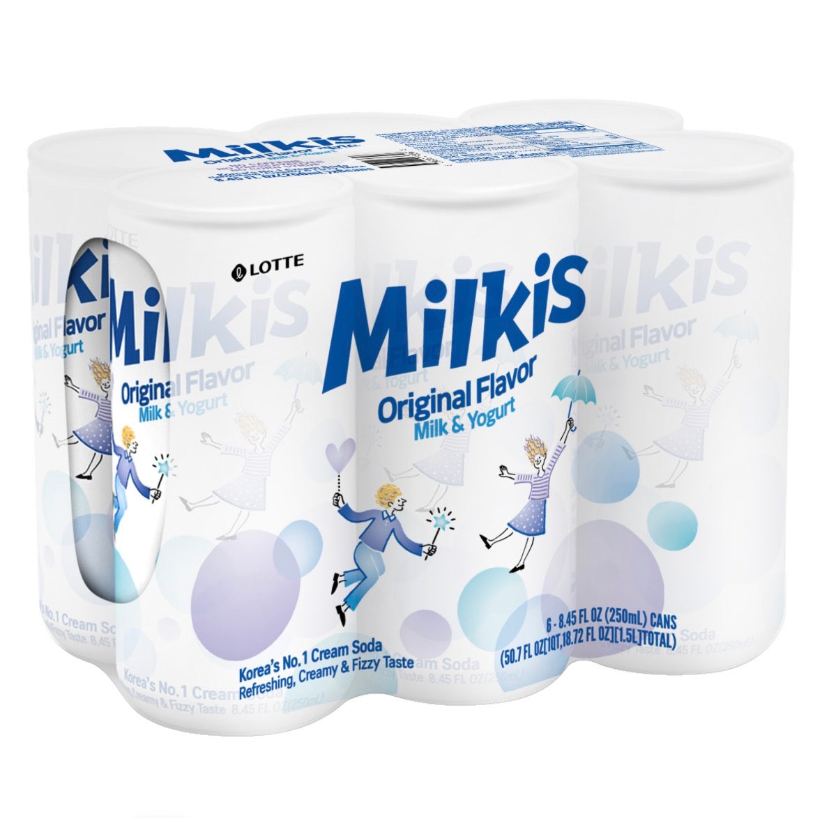 Milkis drink original 6 packs