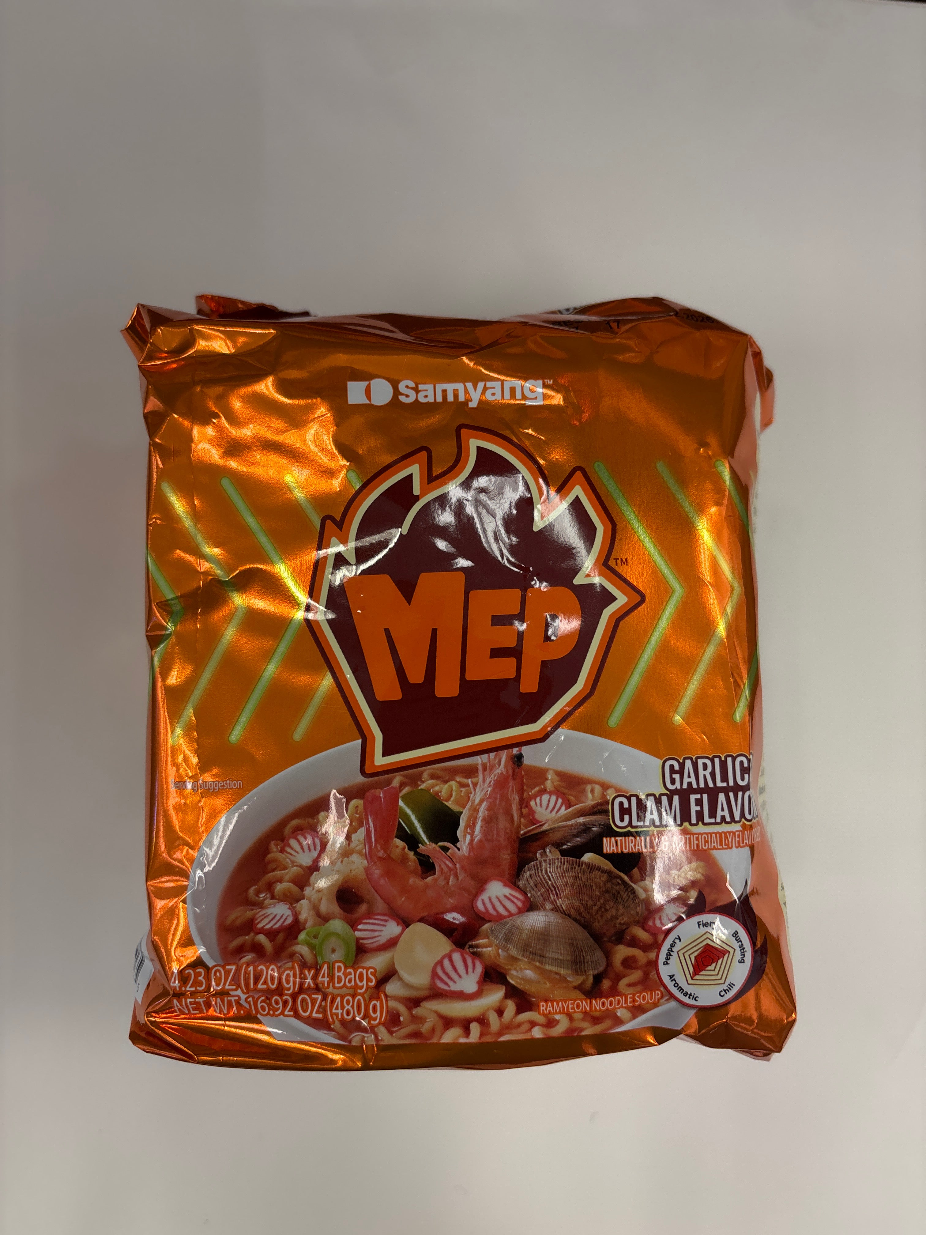 SamYang MEP Garlic Clam Noodles 4bags
