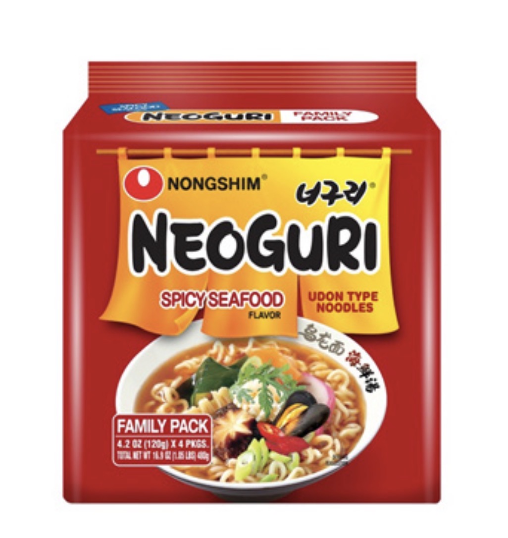 Neoguri spicy seafood ramen 4 packs