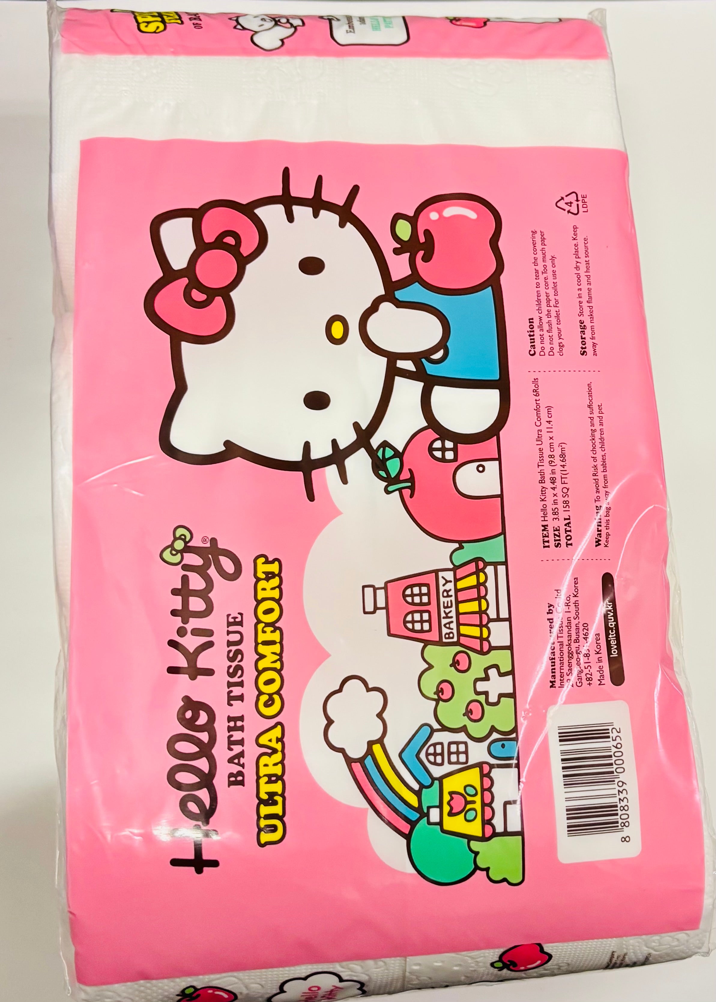 Hello Kitty Bath Tissue – Ultra Comfort Soft Toilet Paper