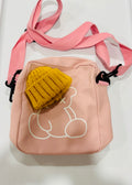 Cute Mini Crossbody Bag – Small Shoulder Bag with Bear Print