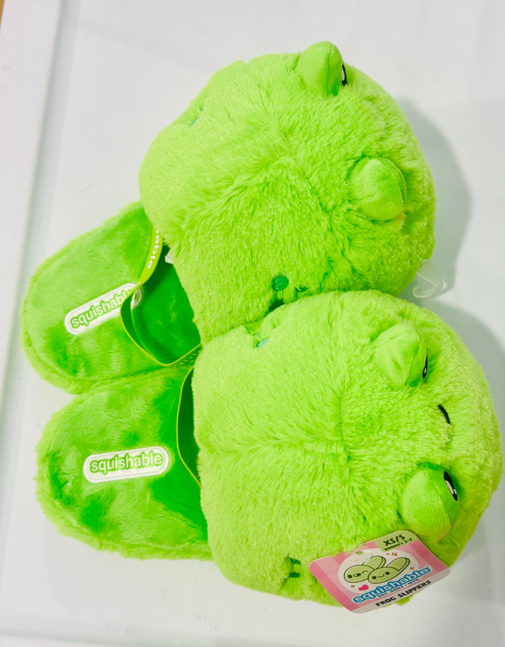 Cute Frog Plush Slippers – Soft Cartoon Animal Indoor House Shoes