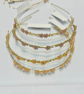 Floral Pearl Headband – Elegant Thin Hair Band for Women