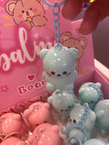 Lip balm bear keychain