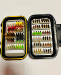 Fly Fishing Flies Kit – Assorted Artificial Bait Set with Storage Case