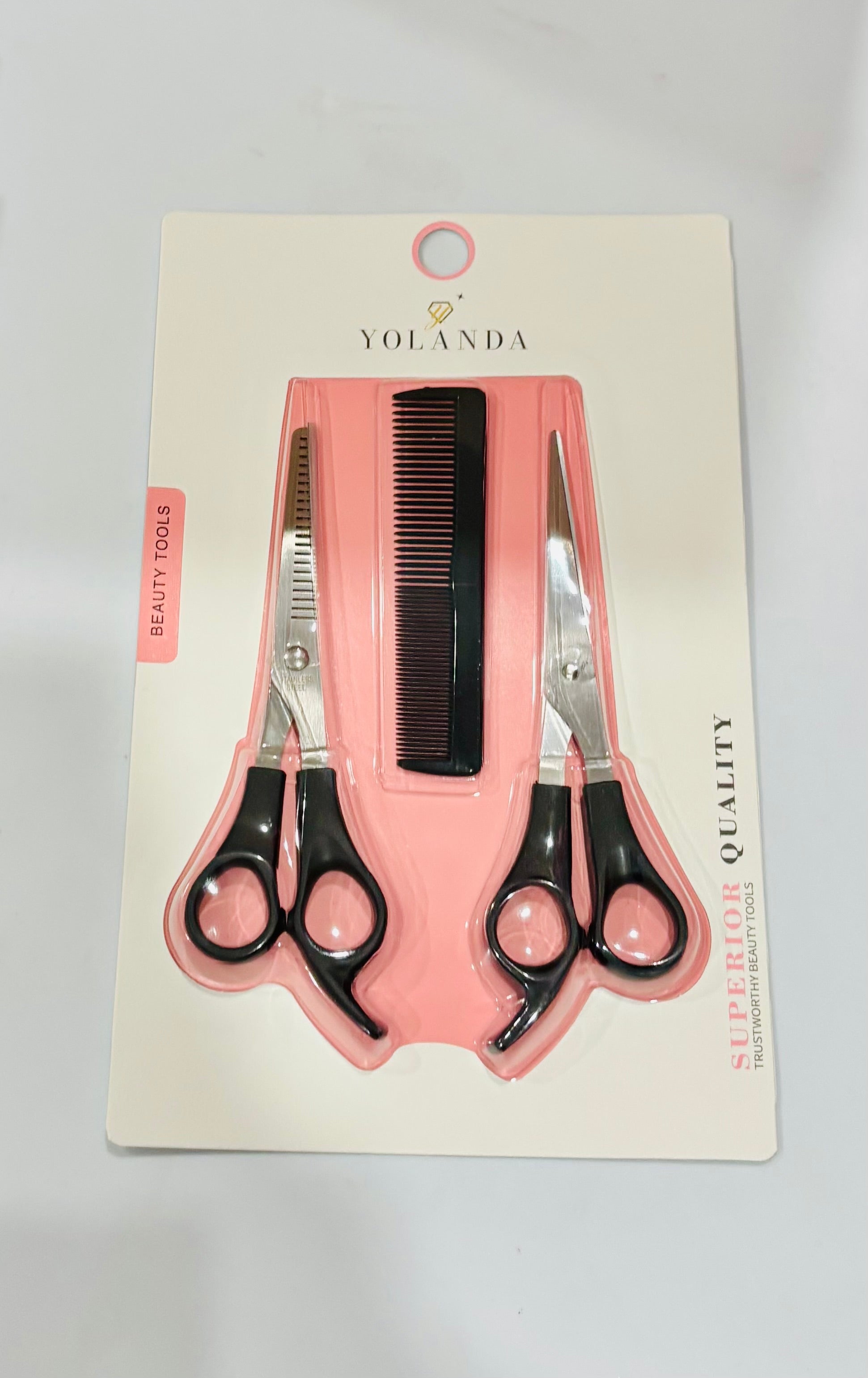 Hair Cutting Kit – Professional Hair Scissors Set with Comb & Thinning Shears
