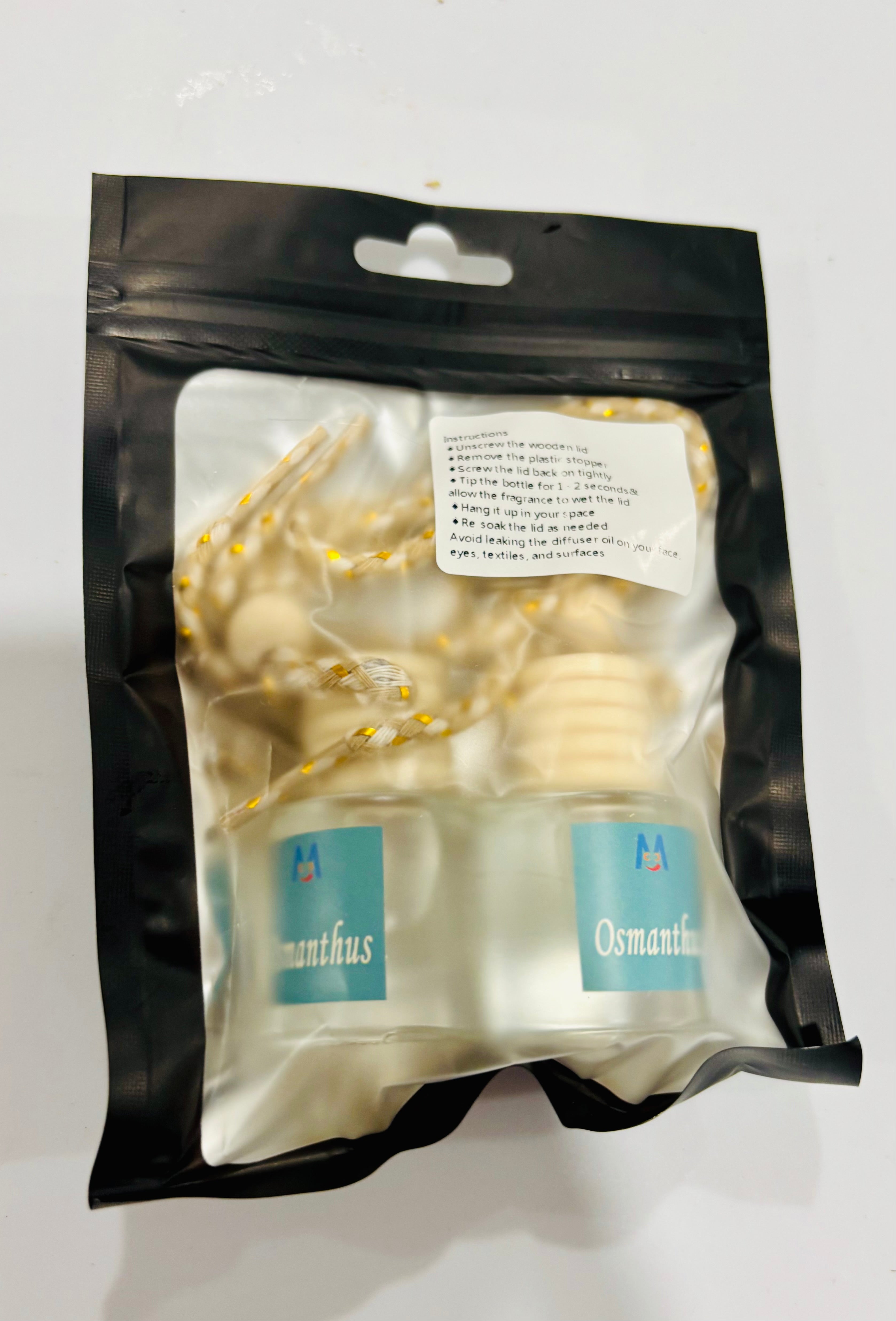 Car Hanging Diffuser Air Freshener – Long Lasting Aromatherapy Bottle