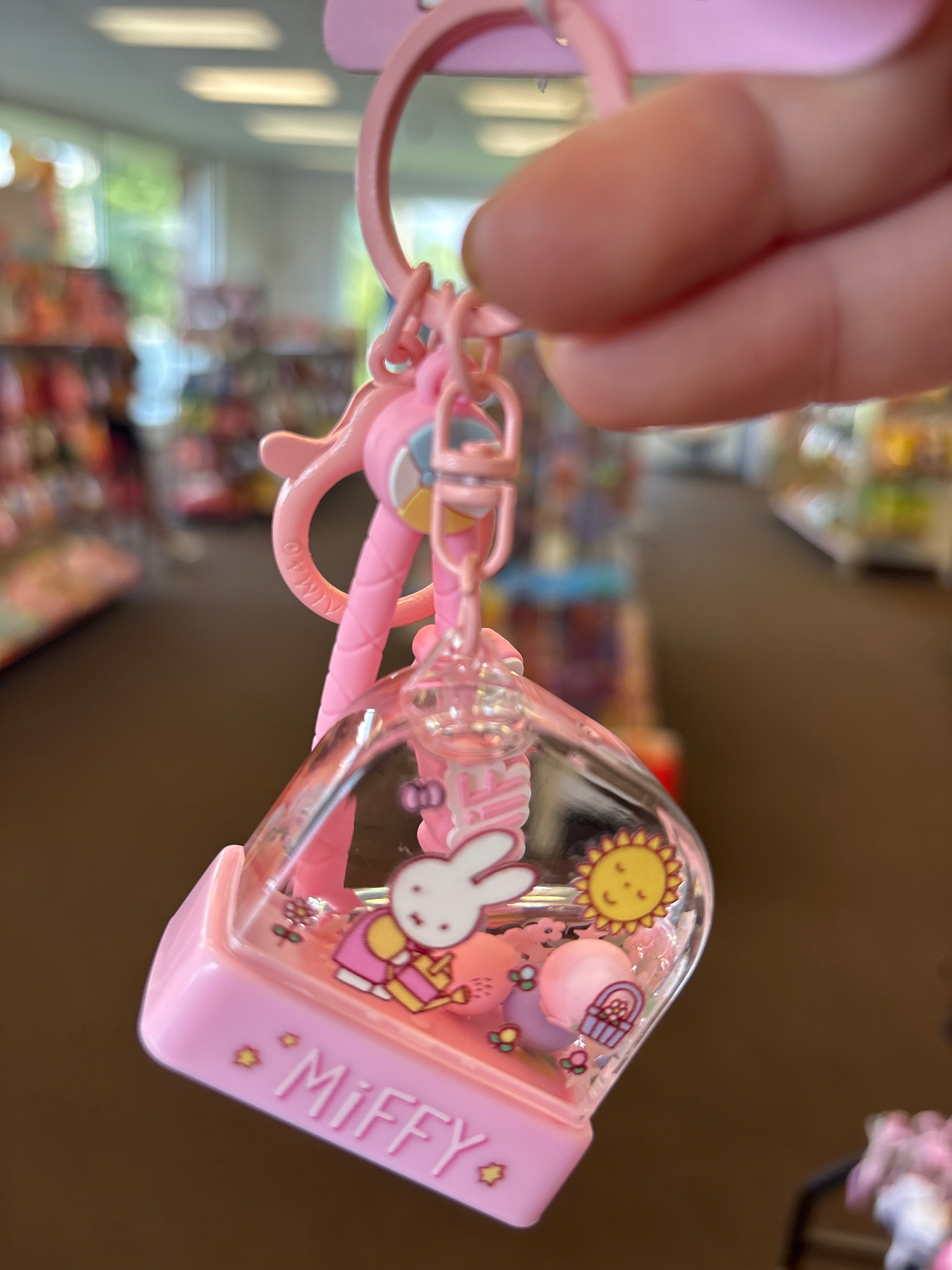 Miffy Stamp Keychain – Cute Bunny Self-Inking Stamp with Key Ring
