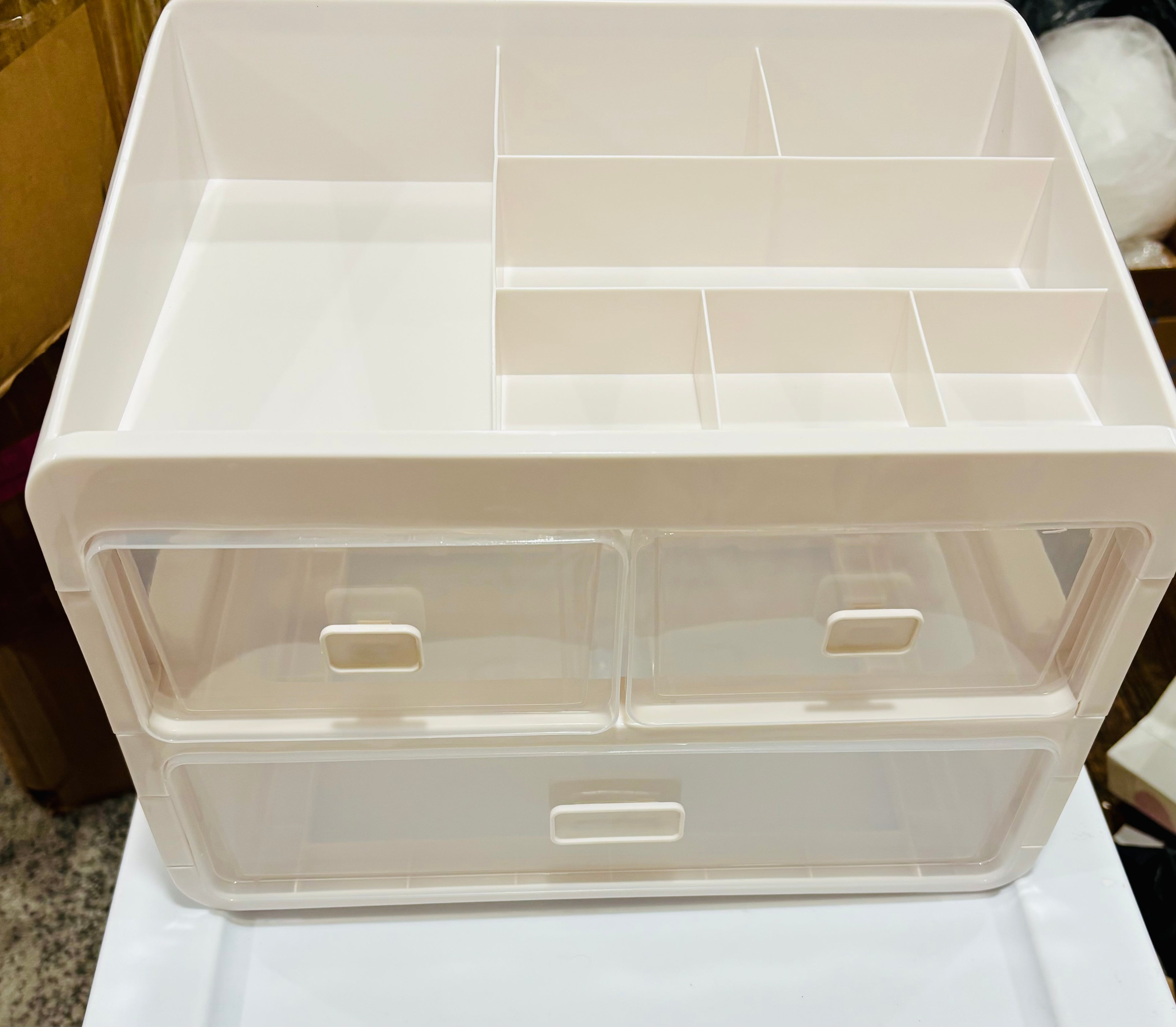Drawer Storage Organizer – Multi-Layer Makeup & Desk Organizer Box