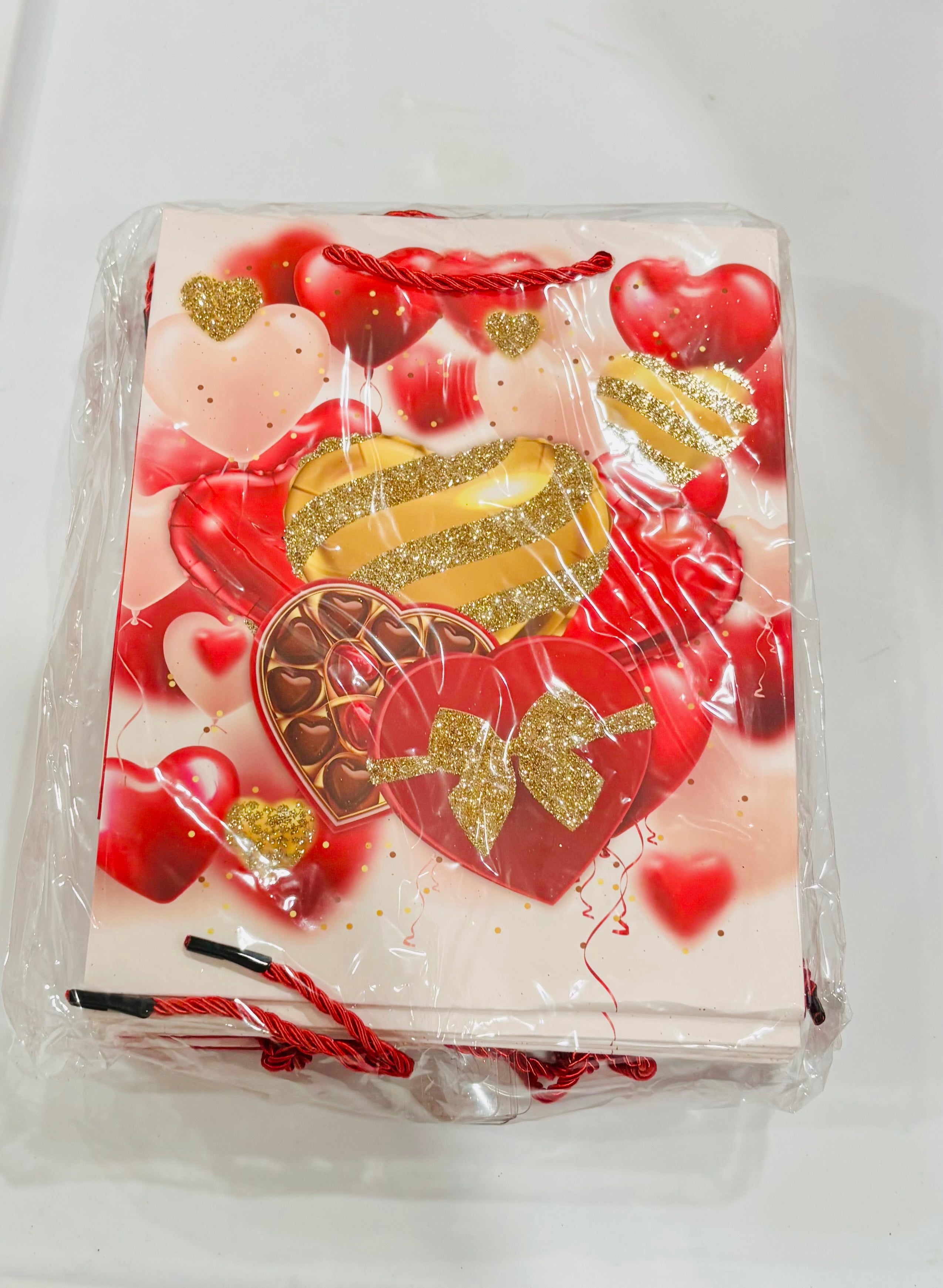 Cute Teddy Bear Gift Bag – Romantic Love Design Party & Gift Packaging