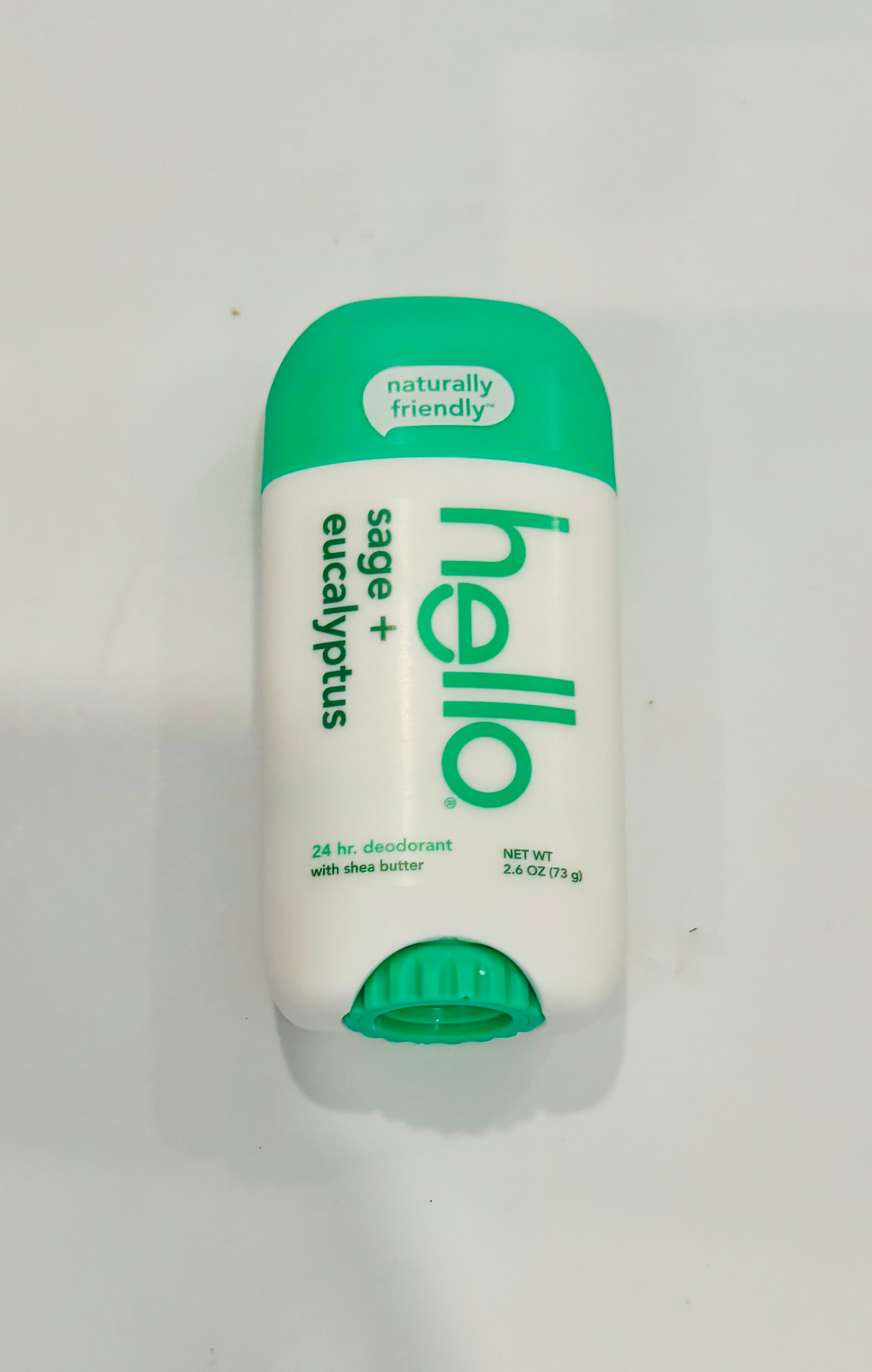 Hello Sage & Eucalyptus Natural Deodorant 2.6oz – Aluminum Free 24HR Odor Protection