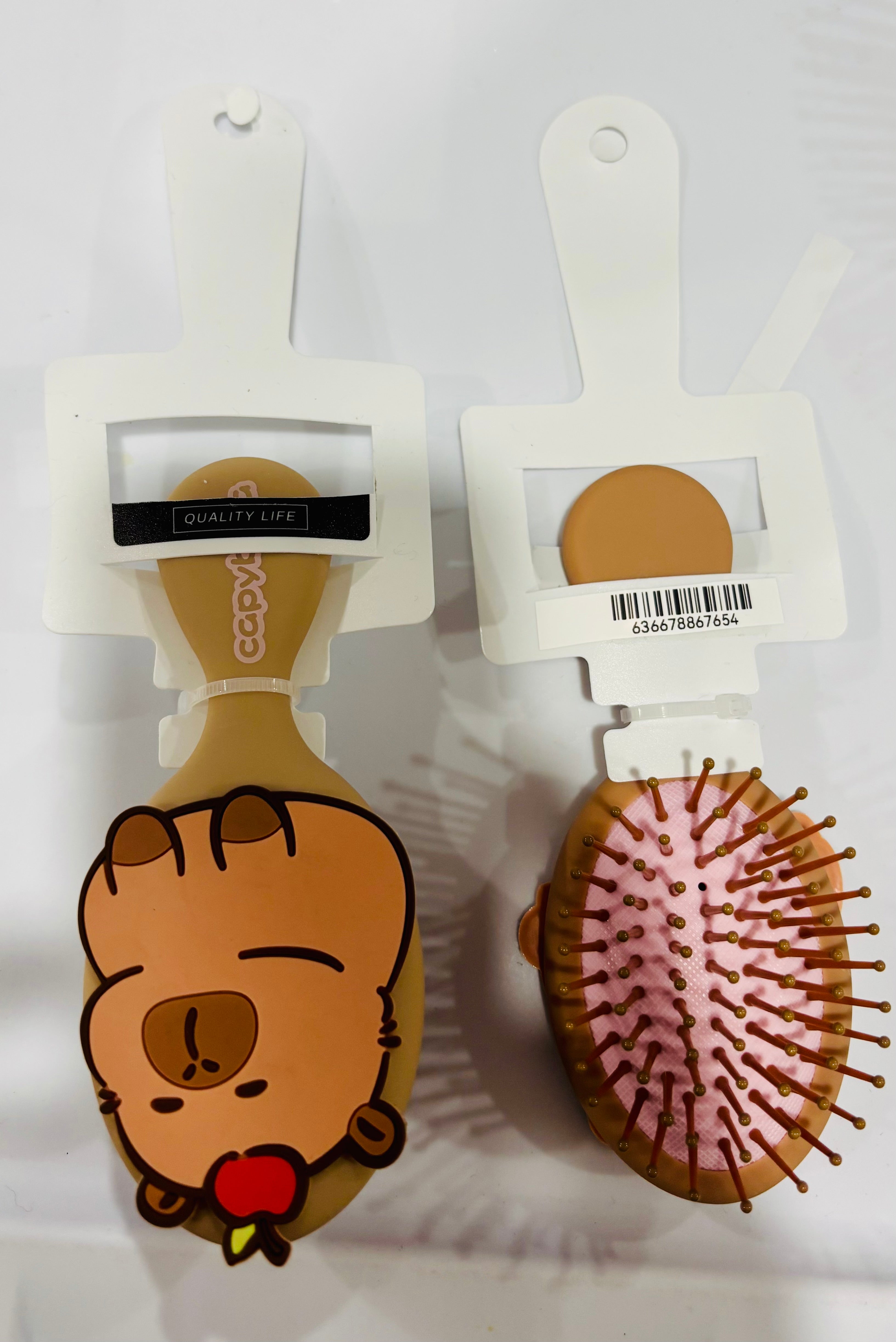 Cute Cartoon Hair Brush – Detangling Paddle Brush for Women & Kids