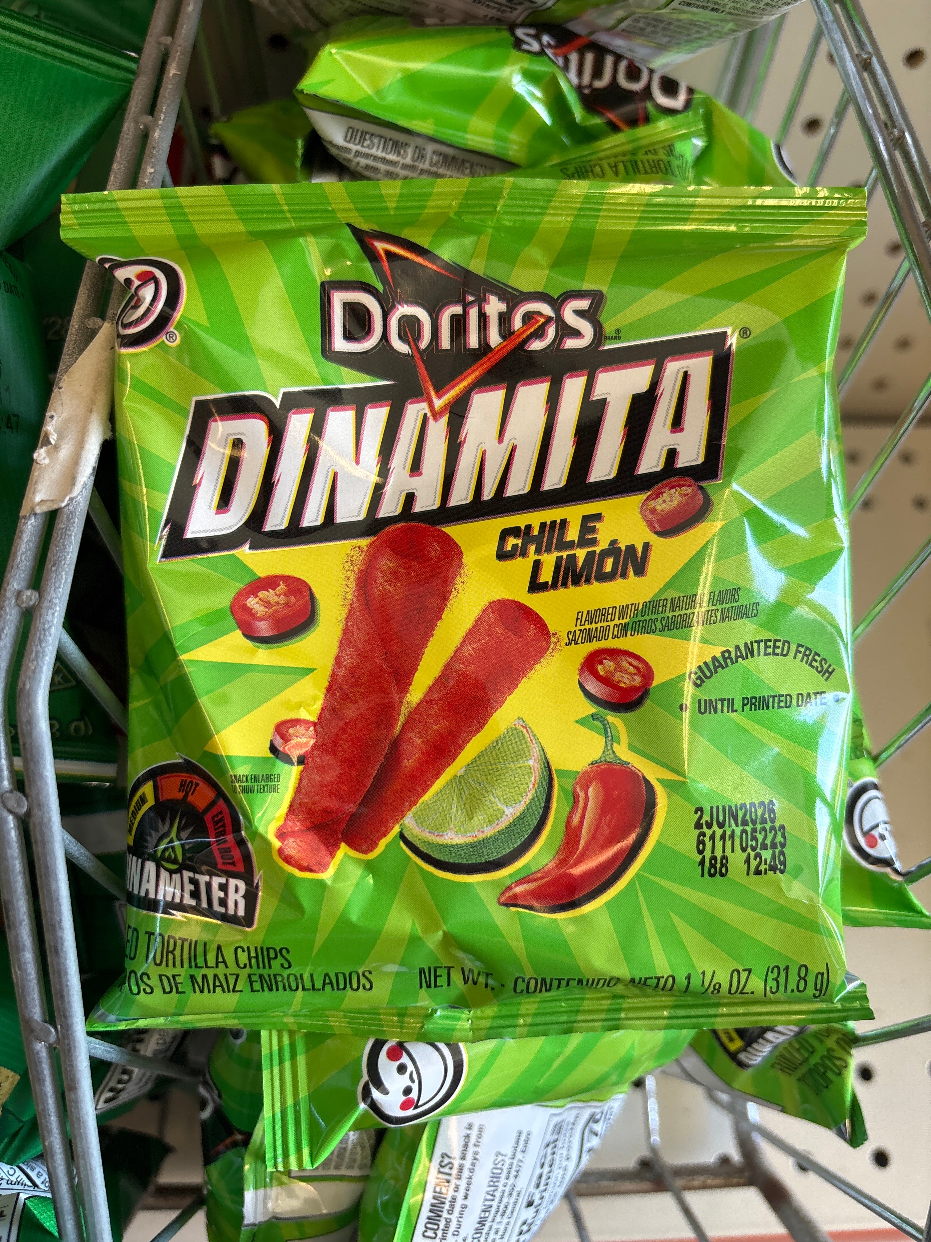 Doritos chile Limon