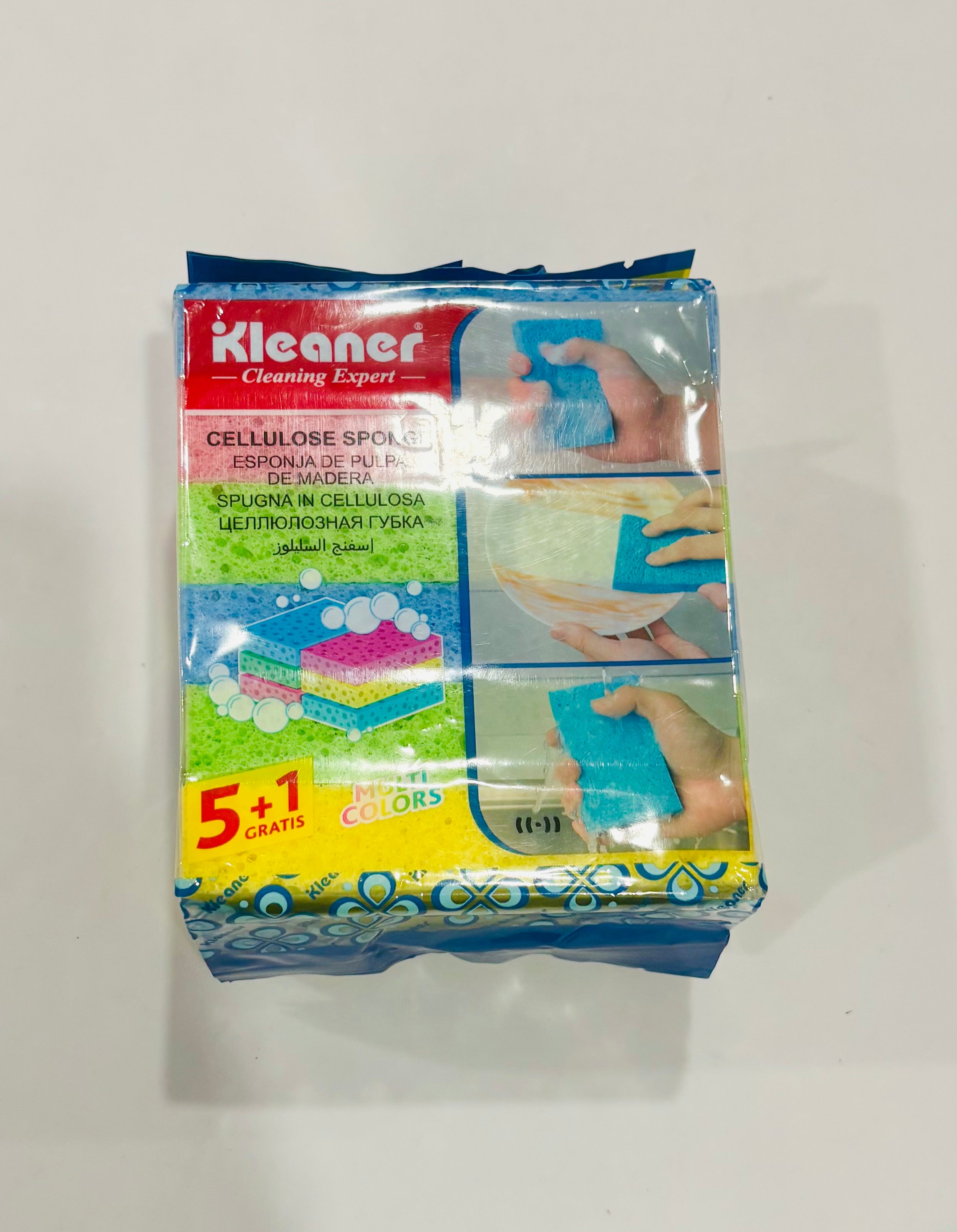 Cellulose Cleaning Sponges 6 Pack – Multi Purpose Kitchen Sponge