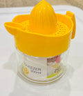 Glass Lemon Squeezer Jar 300ml – Manual Citrus Juicer with Storage Jar