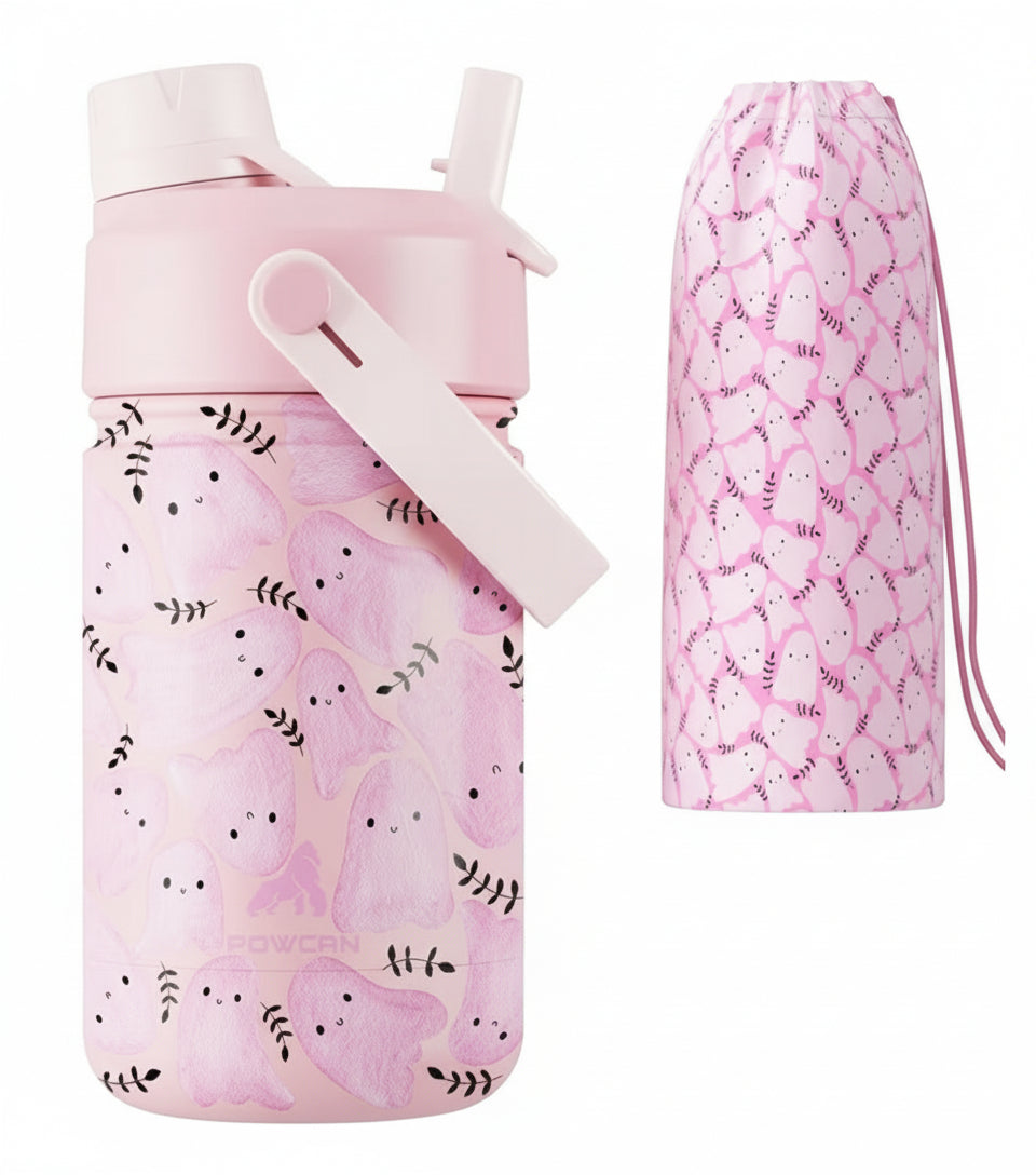 Powcan Kids Insulated Water Bottle Powcan Kids Insulated Water Bottle 12 oz | 2-in-1 Straw Lid