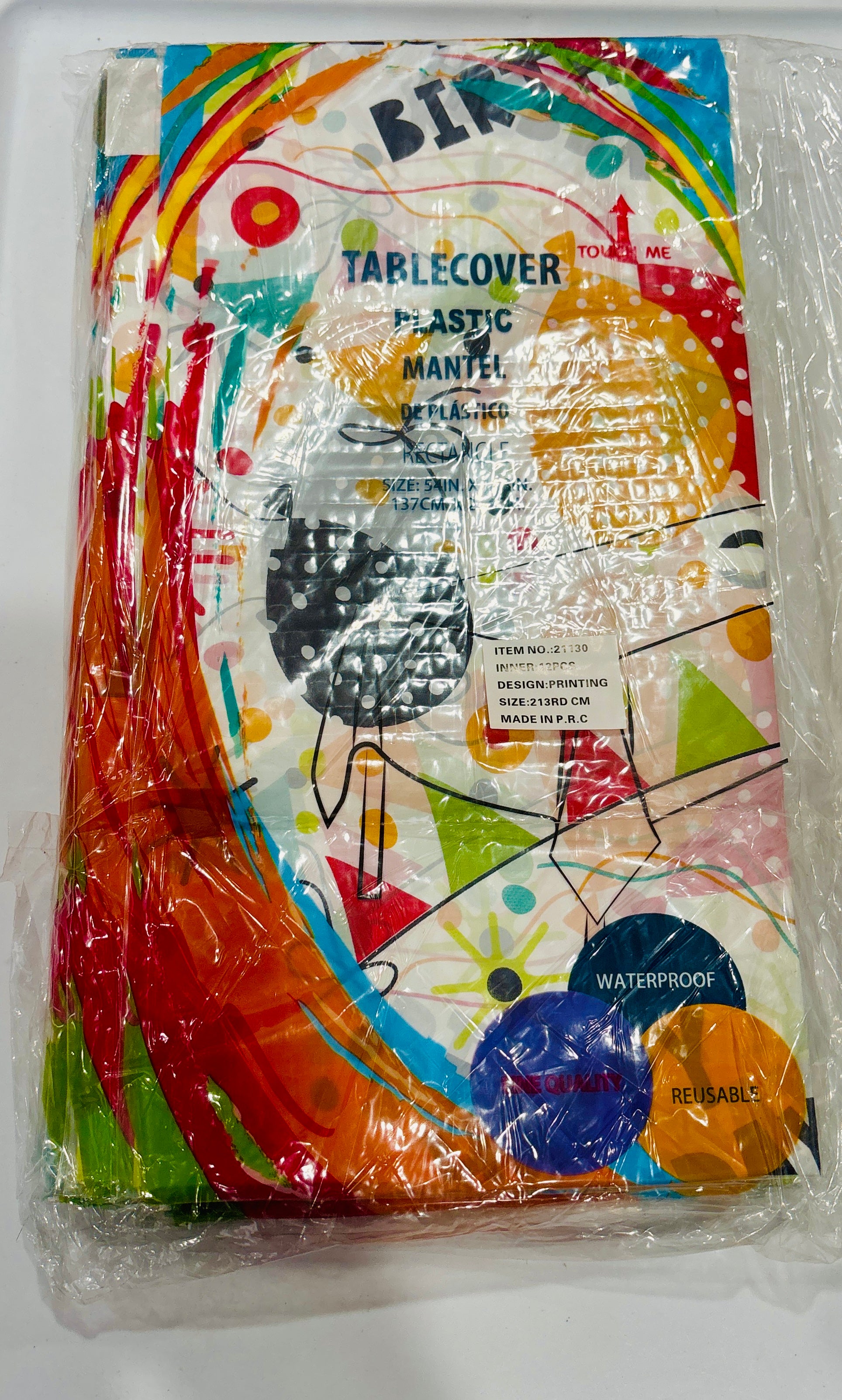 Disposable Plastic Table Cover – Waterproof Party Tablecloth