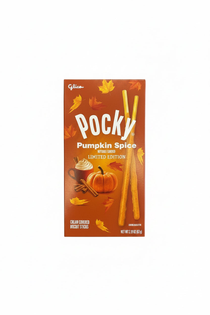 Glico Pocky Pumpkin Spice Limited Edition Biscuit Sticks 2.19 oz (62g)