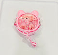 Cute Kids Jewelry and hair Storage Bag – Pink Mini Crossbody Accessory Organizer with Strap