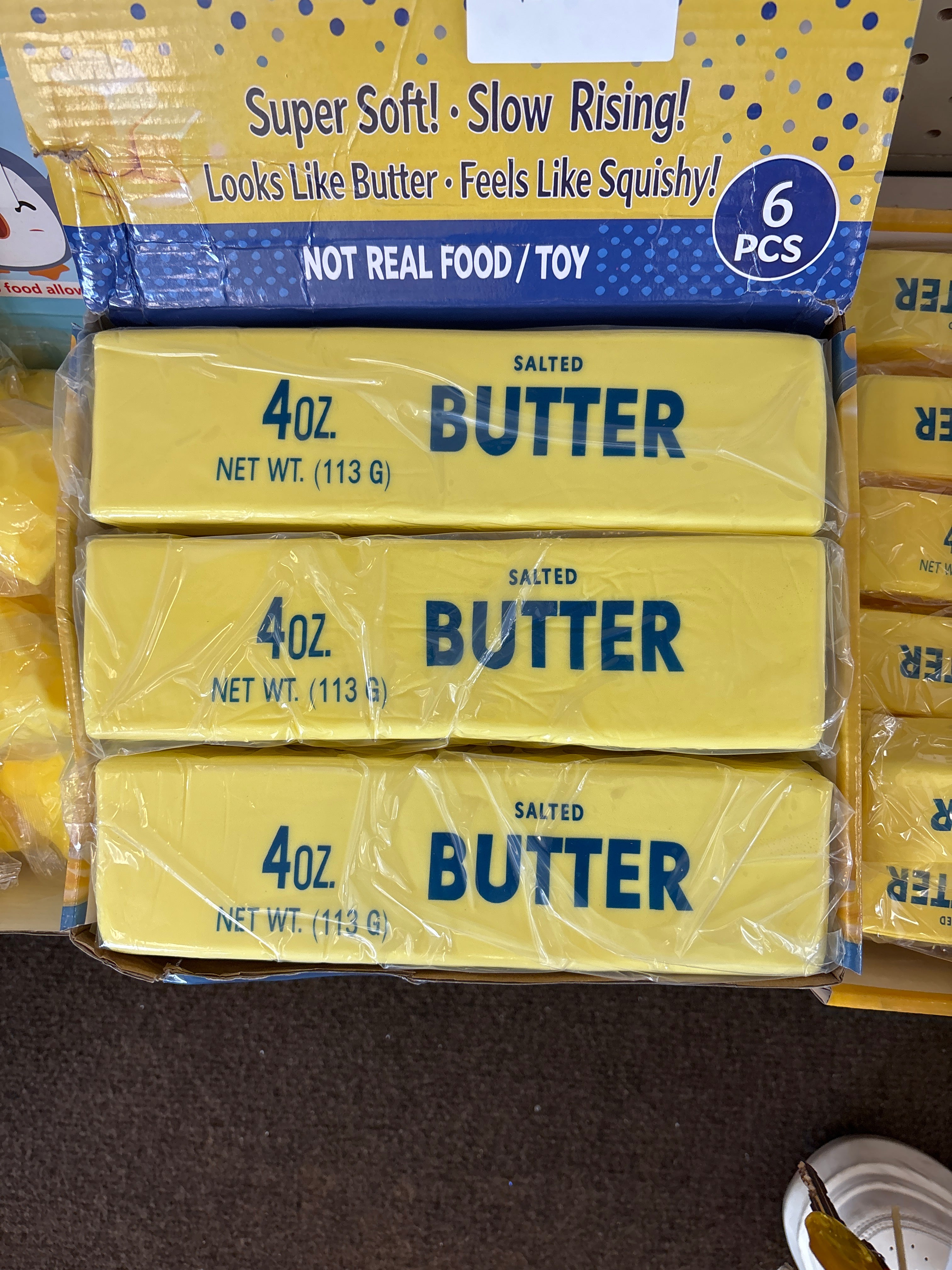Jumbo butter squishy toy