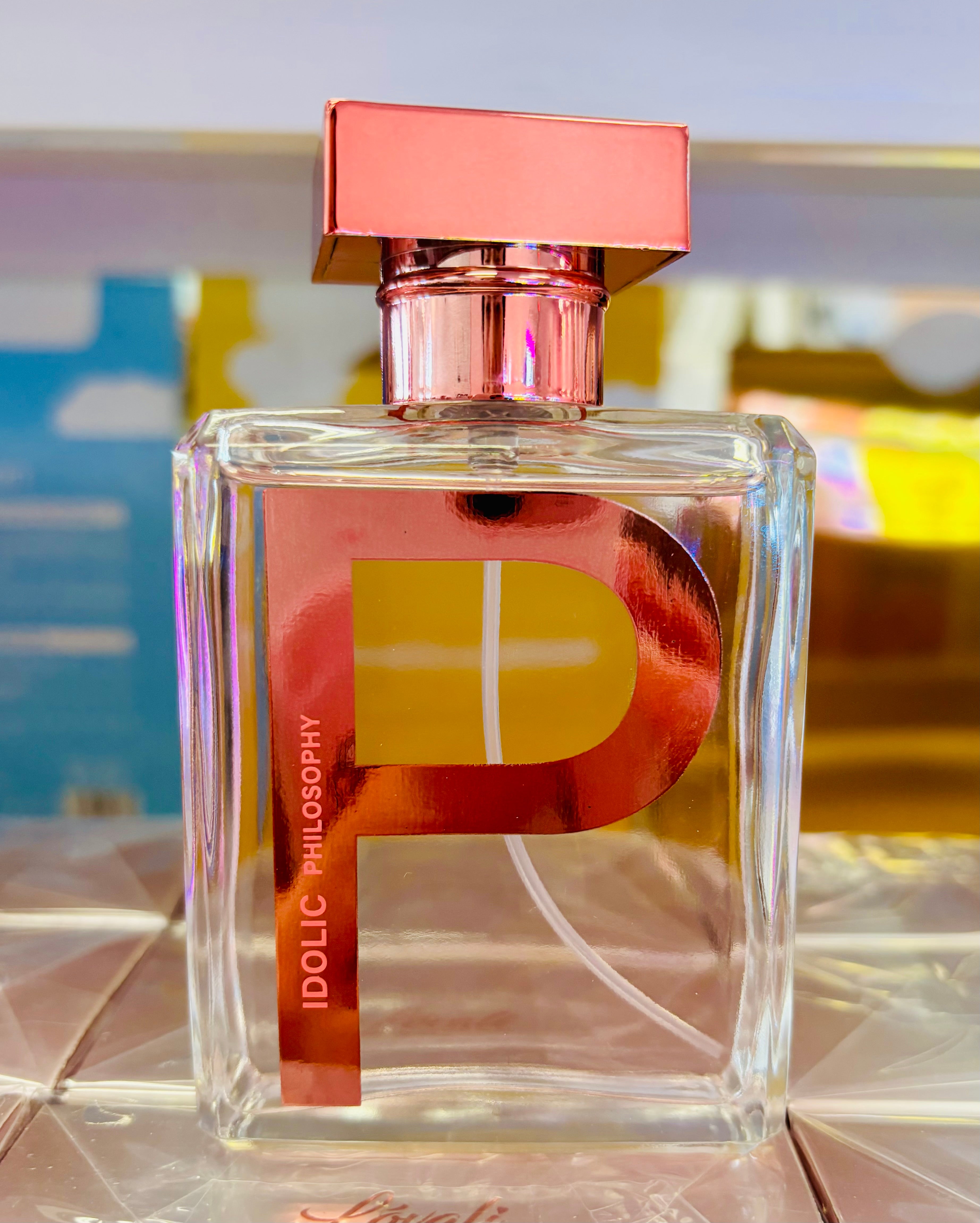 Lady’s perfume pink so love
