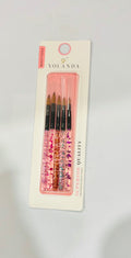 Nail Art Brush Set – 5pcs Acrylic Nail Design Brushes for Gel & Nail Art