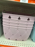 Pink woven Storage Container
