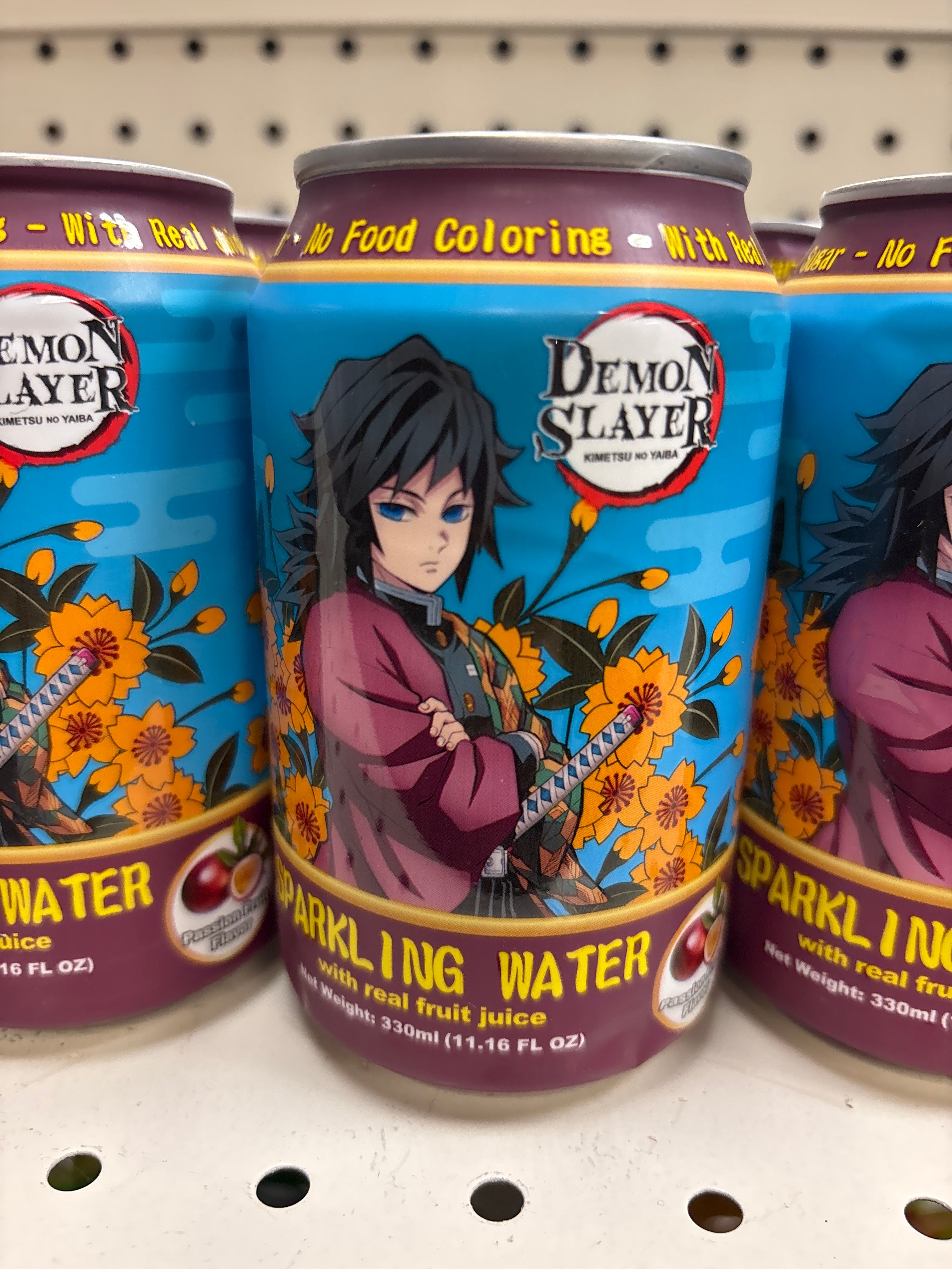 Sparkling Water with Passion Fruit Juice