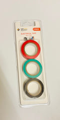 Electrical Tape Set (3 Pack) – Multi-Color Insulating Electrical Tape 6m x 17mm