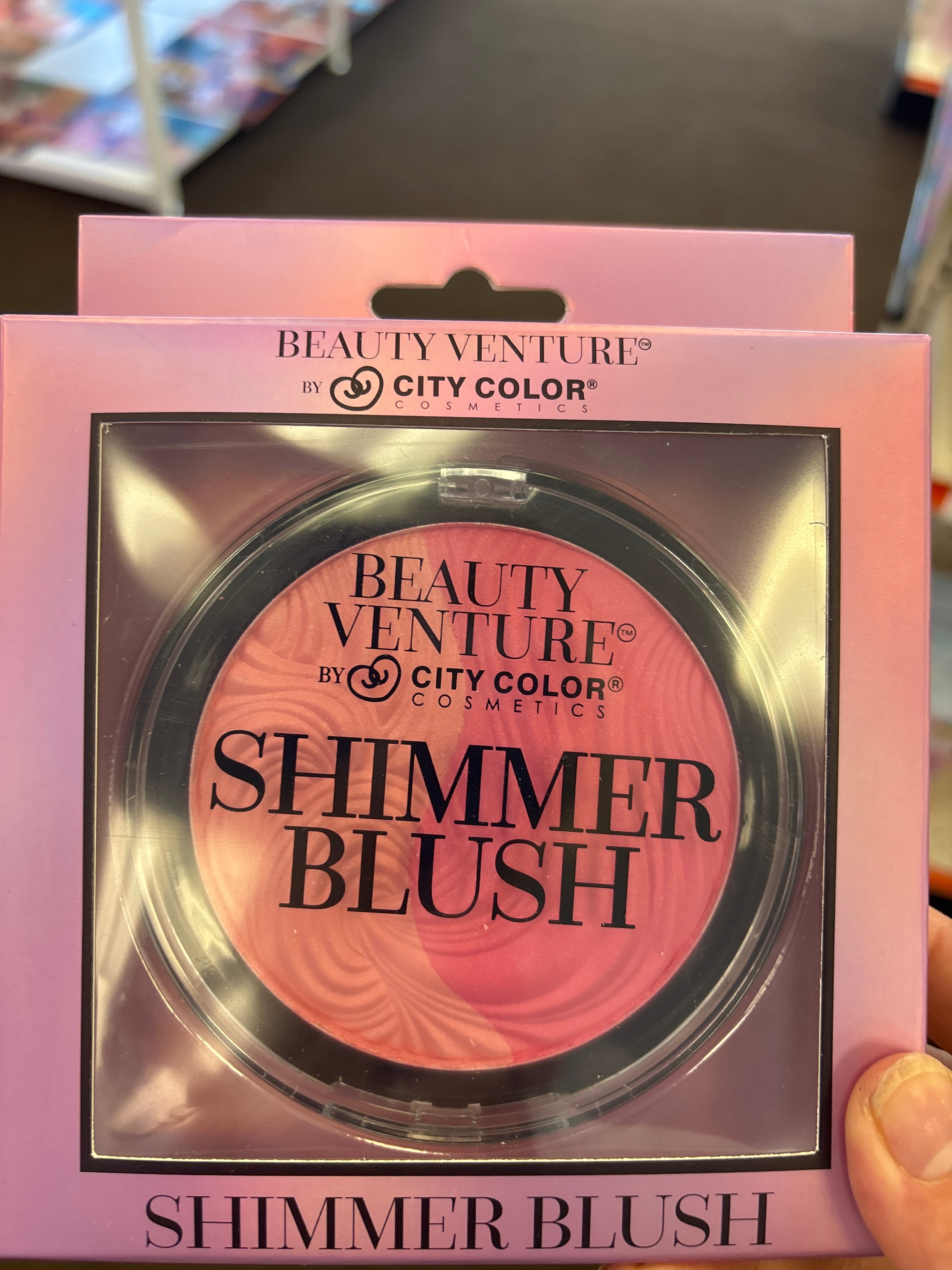 City Color Shimmer Blush – Beauty Venture Radiant Glow Blush (Luminous Face Makeup)