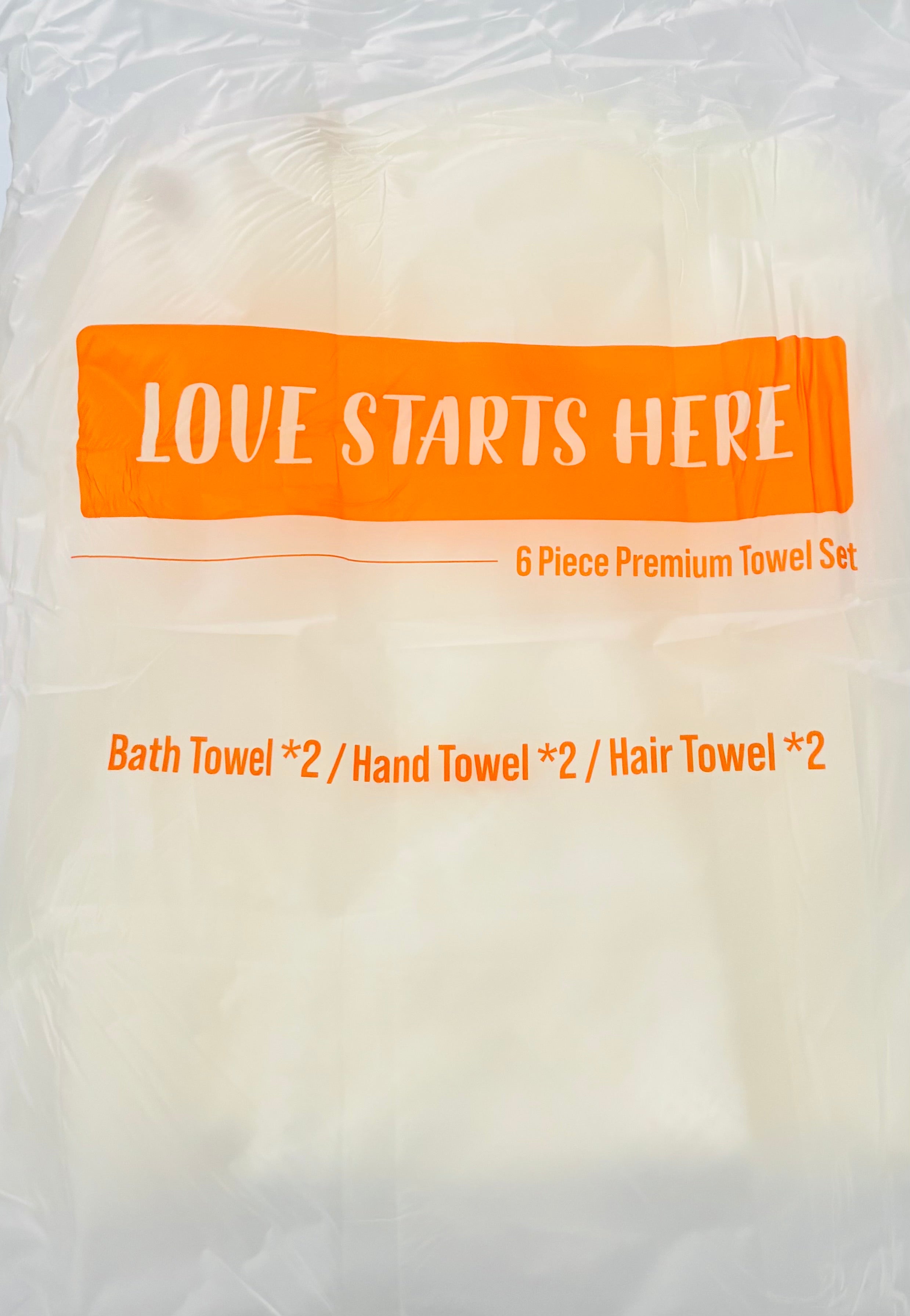 6 Piece Premium Towel Set Soft Absorbent Bath Towels Hand Towels Hair Towels Bathroom Towel Set