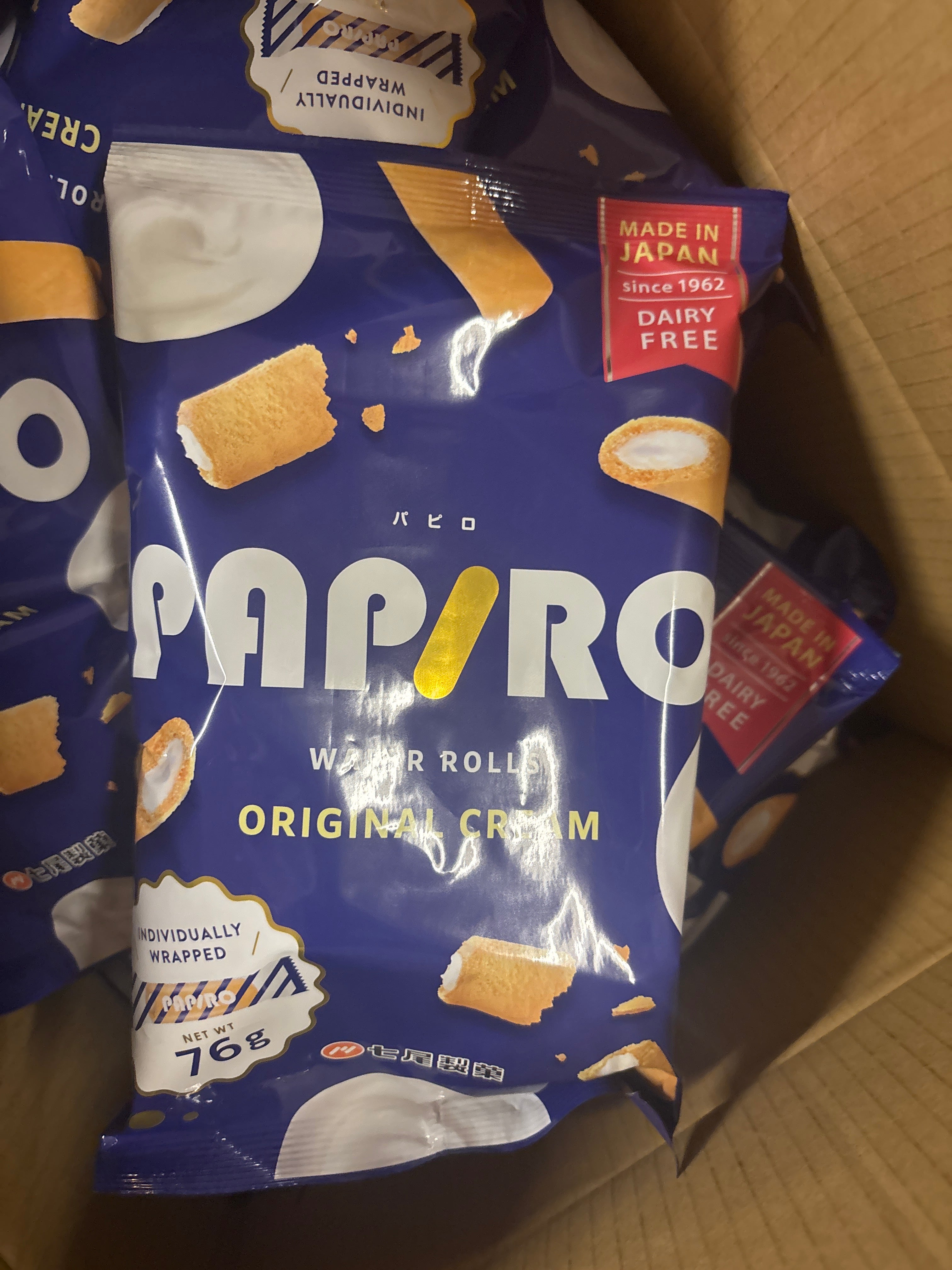 Papiro waffle rolls