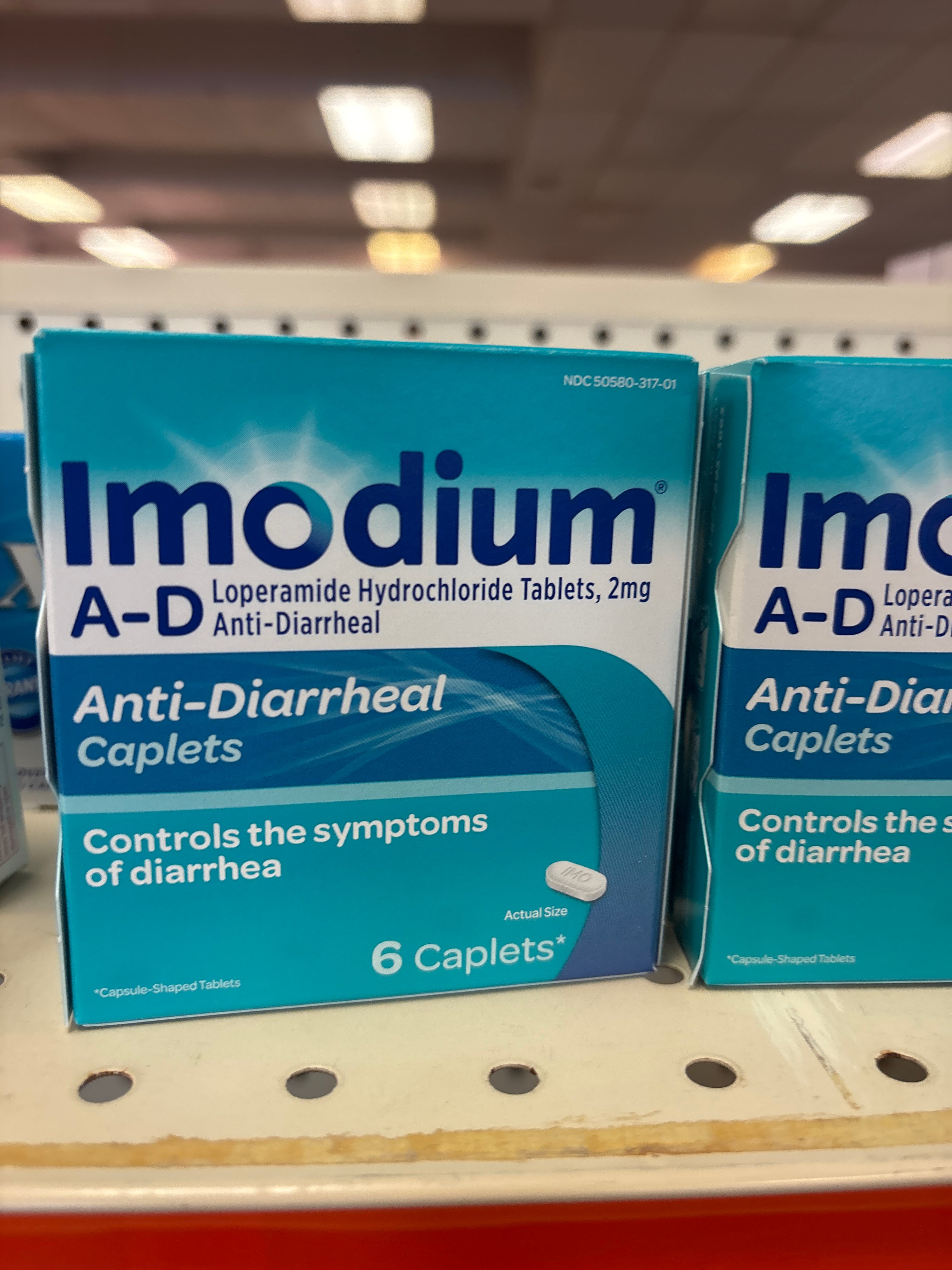 Imodium Anti Diarrheal Caplets
